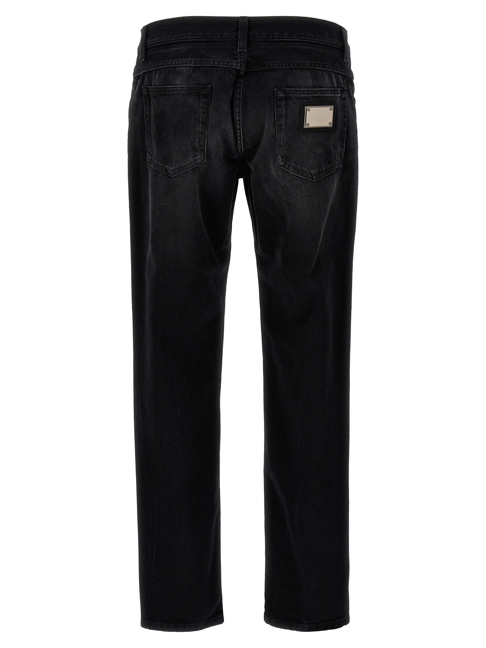 Dolce & Gabbana Logo Plaque Jeans - Banlieue91 -