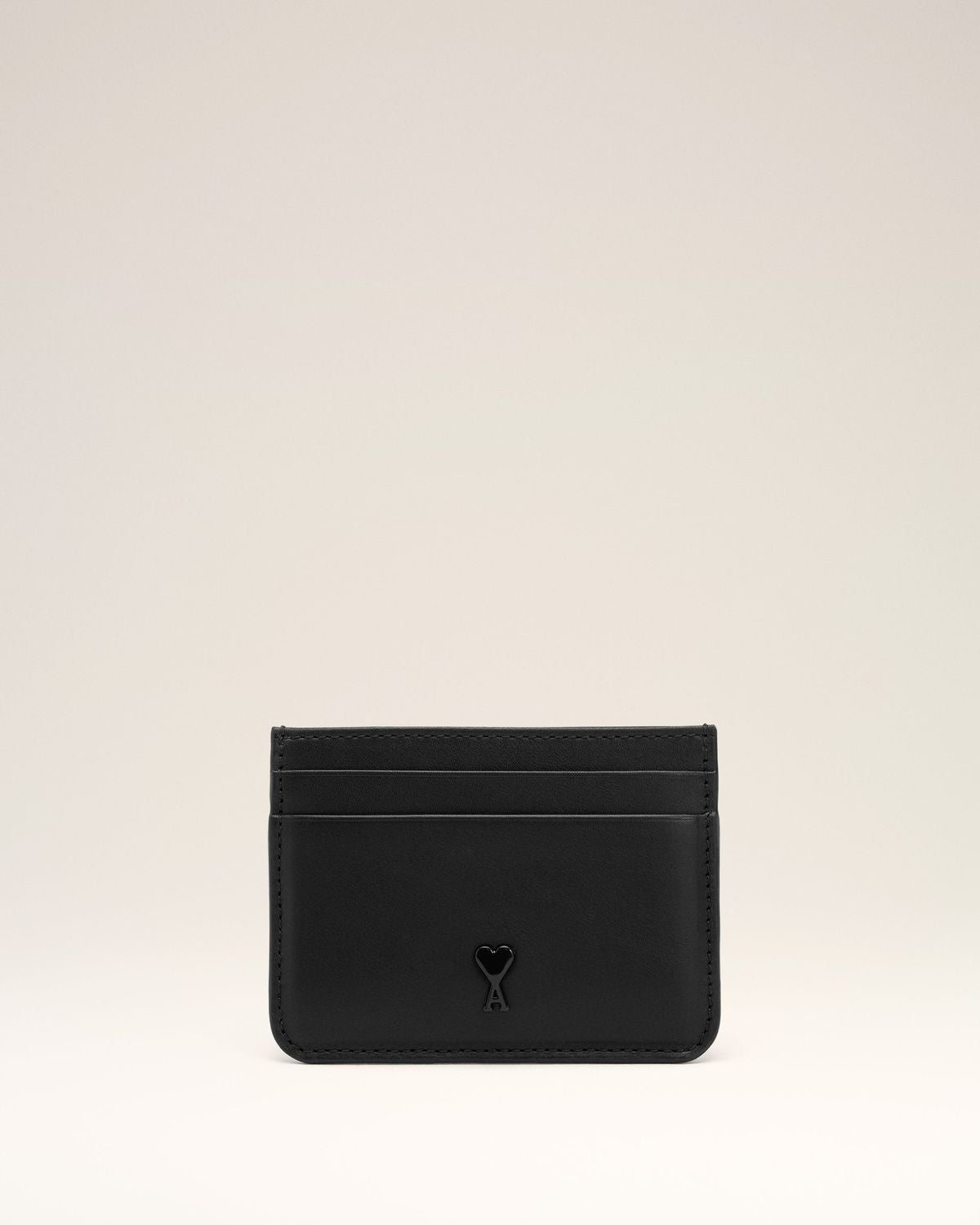 AMI PARIS Mini Leather Card Holder - Banlieue91 -