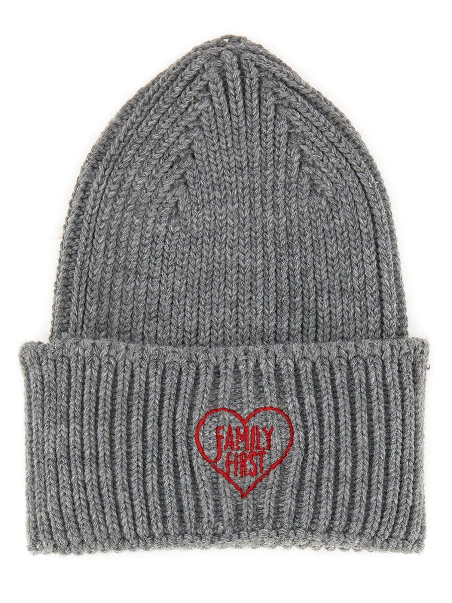 FAMILY FIRST Classic Beanie Hat with Logo - Banlieue91 -