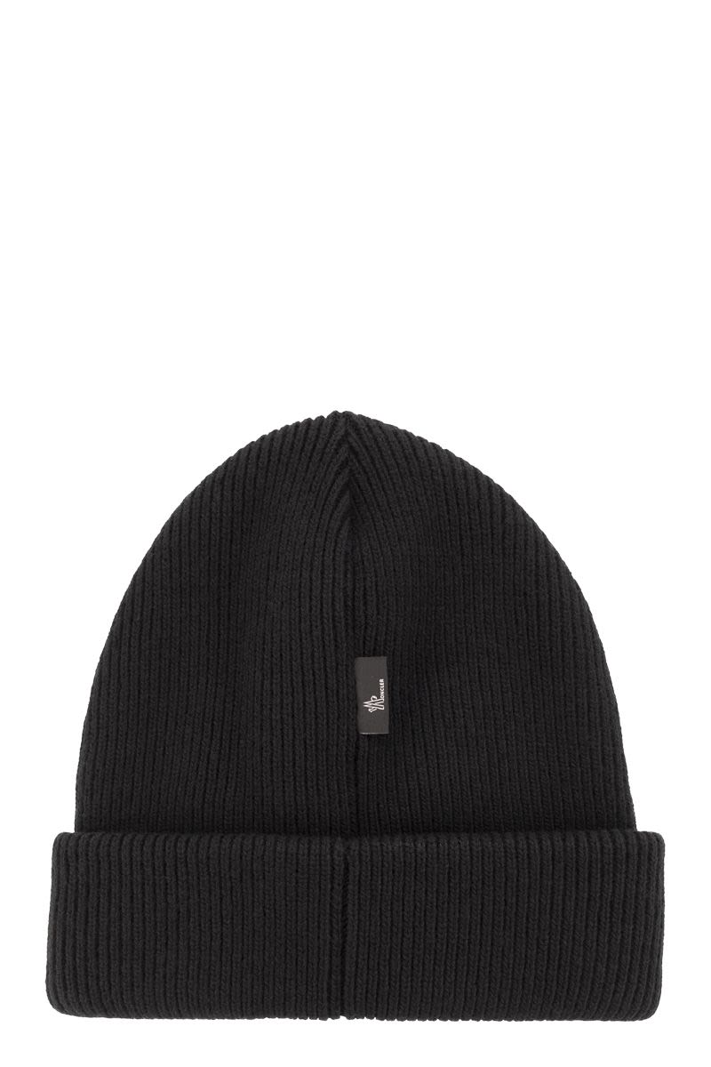 MONCLER GRENOBLE Wool Cap for Men - FW24 Collection - Banlieue91 -