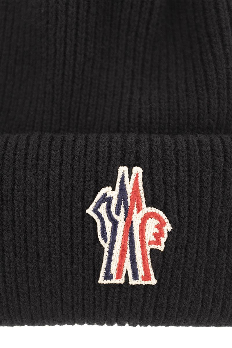 MONCLER GRENOBLE Wool Cap for Men - FW24 Collection - Banlieue91 -