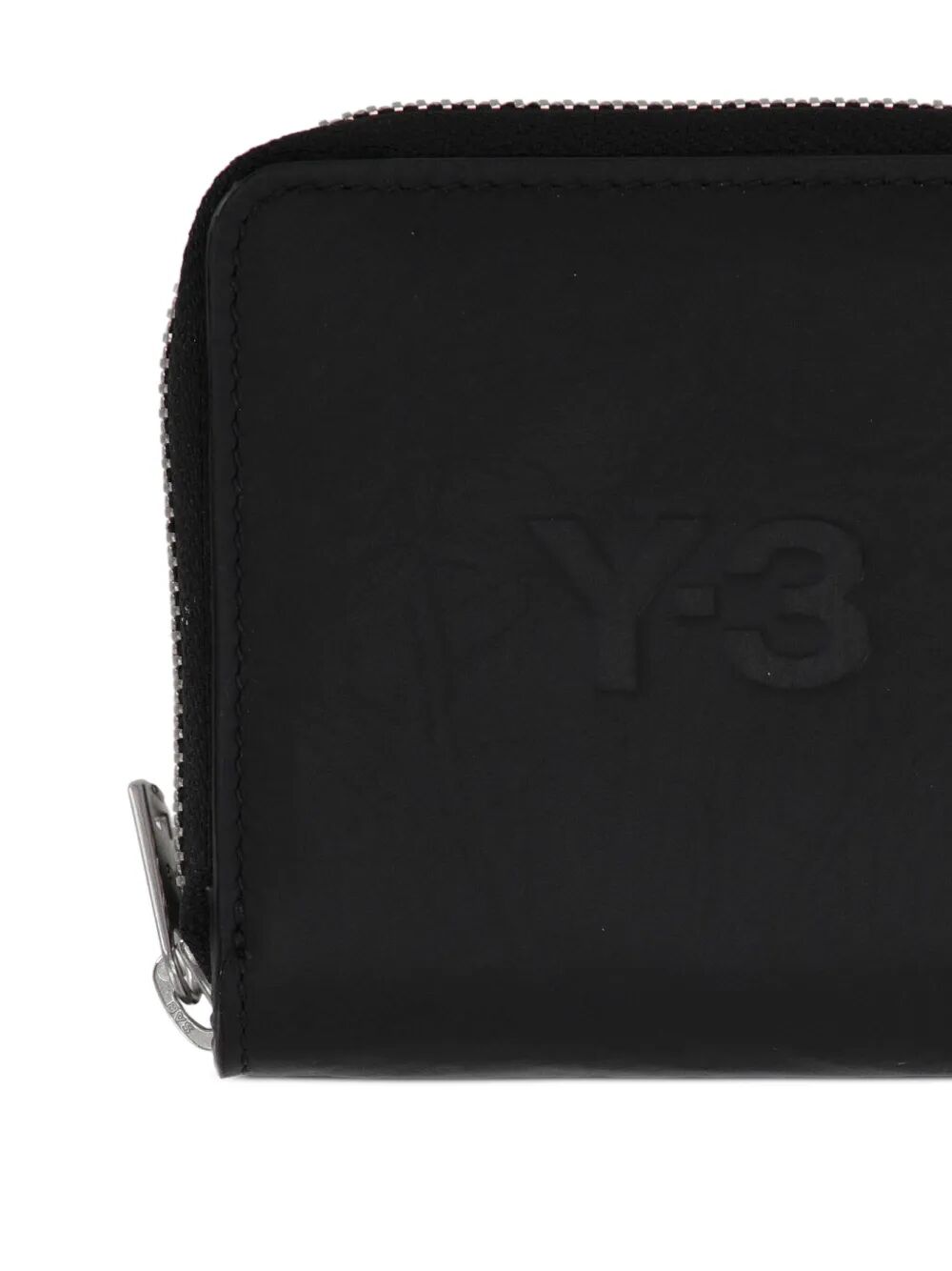 Y-3 Mini Zip-Around Leather Wallet for Men - Banlieue91 -