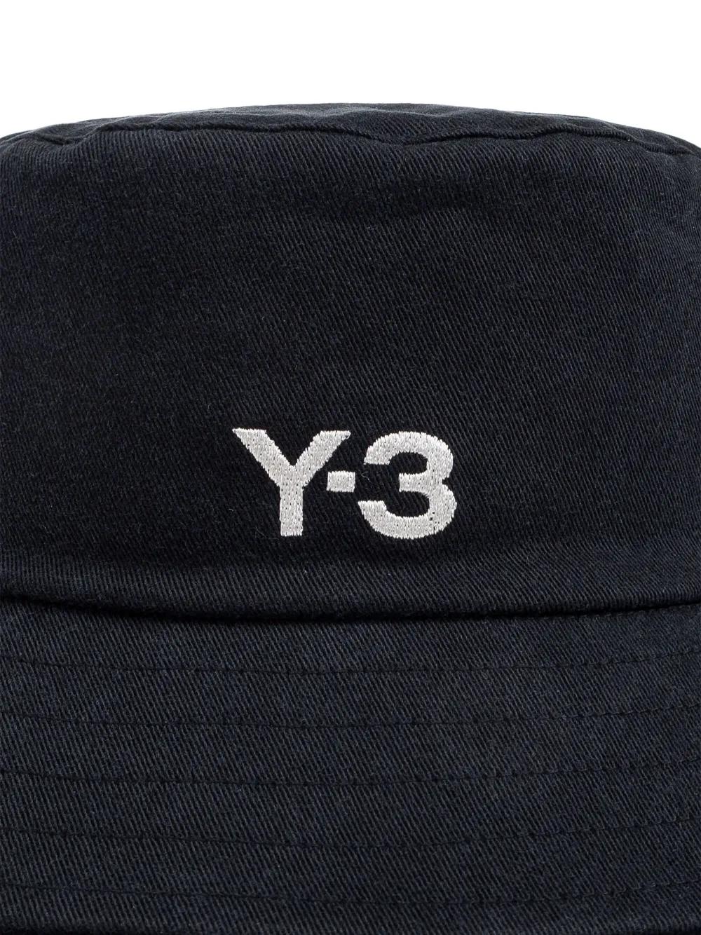 Y-3 Logo Print Bucket Hat - Banlieue91 -