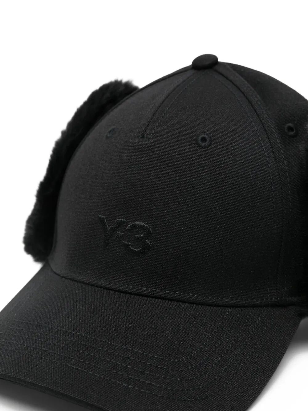 Y-3 Faux Fur Baseball Cap - Banlieue91 -