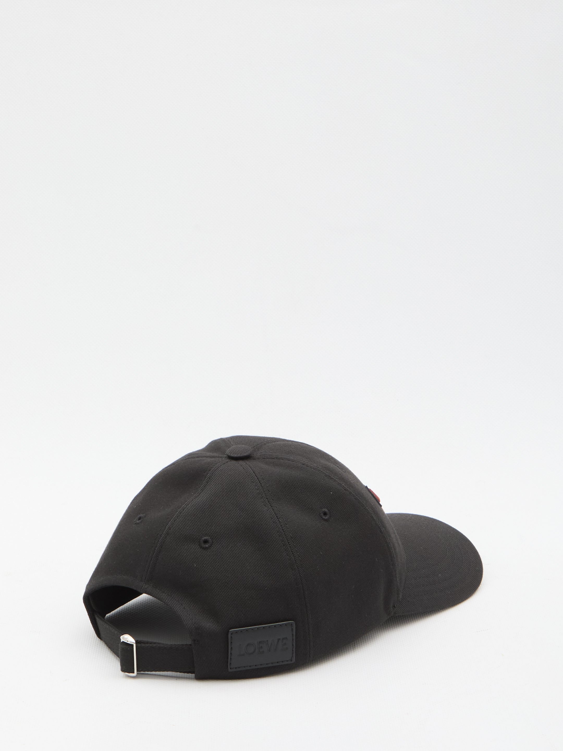 LOEWE Adjustable Cotton Canvas Cap with Embroidered Appliqué - One Size - Banlieue91 -