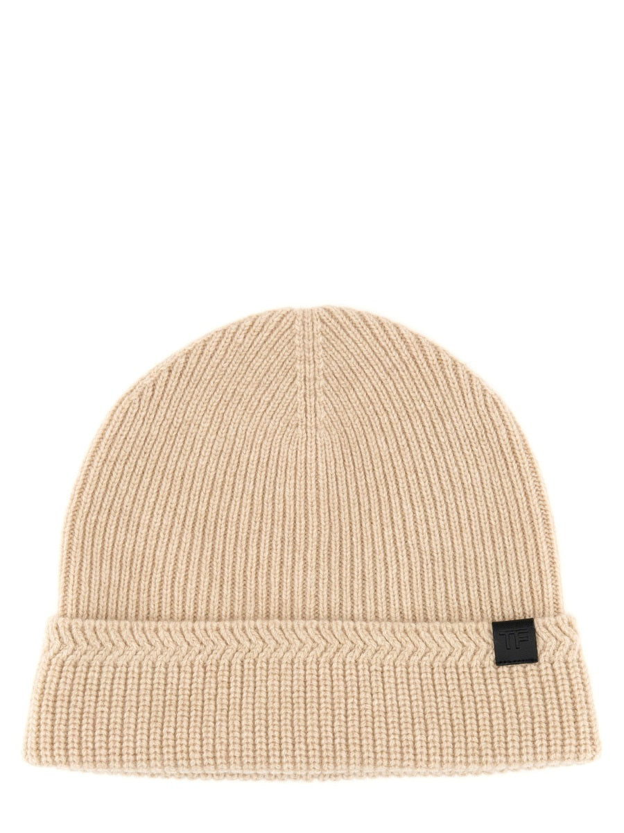 TOM FORD Cashmere Blend Beanie Hat - Banlieue91 -