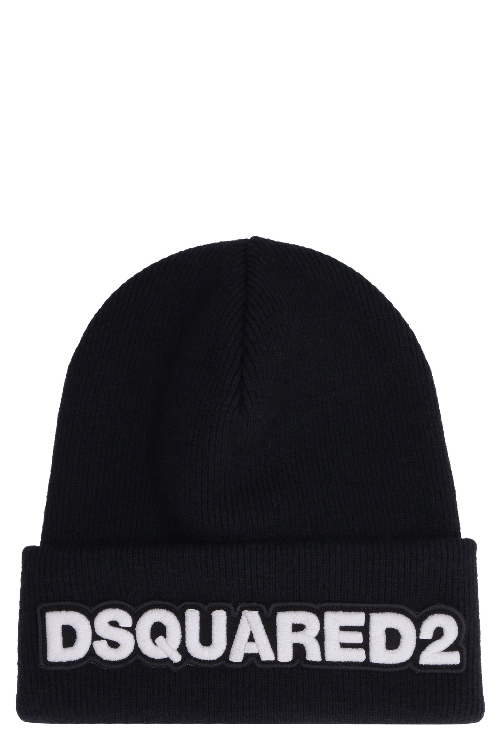 DSQUARED2 Knit Cotton Hat for Men - Fall/Winter 2025 - Banlieue91 -