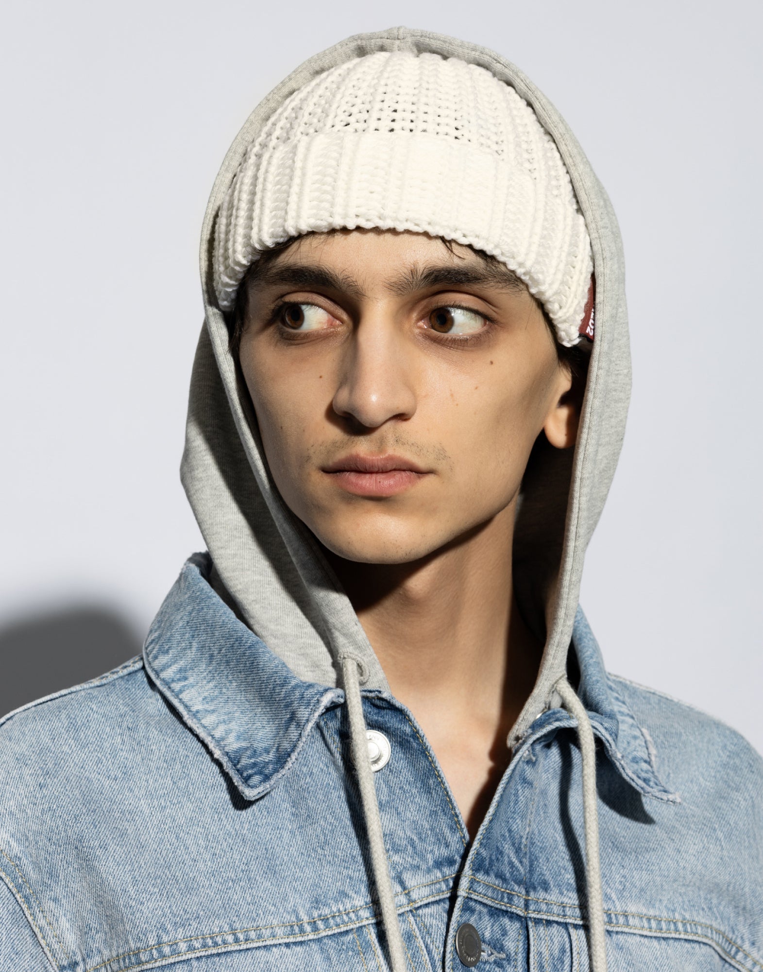 DSQUARED2 Logo Tag Knit Wool Beanie for Men - Banlieue91 -