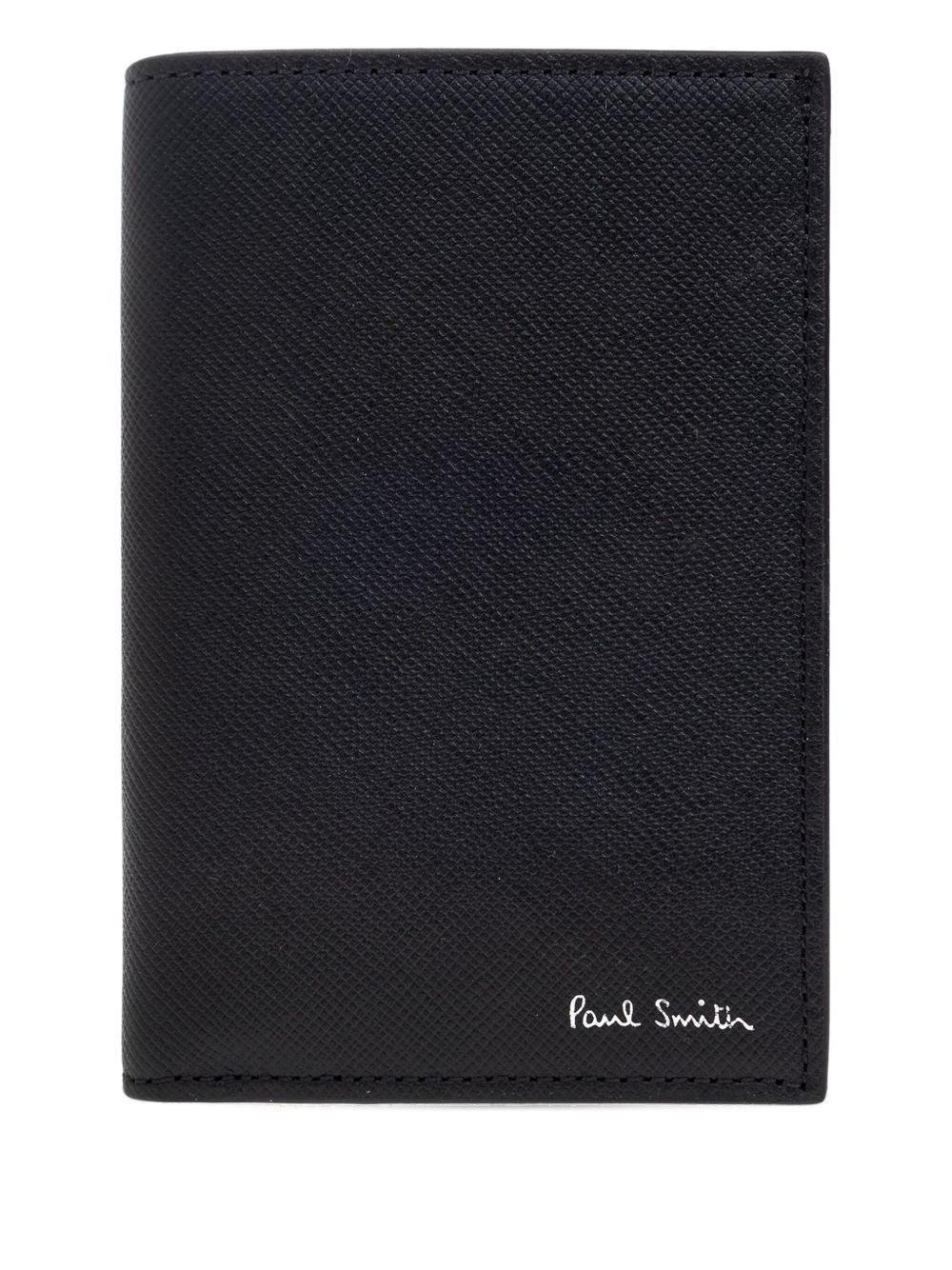 PAUL SMITH Bi-Fold Mini Leather Wallet with Card Slots - Banlieue91 -