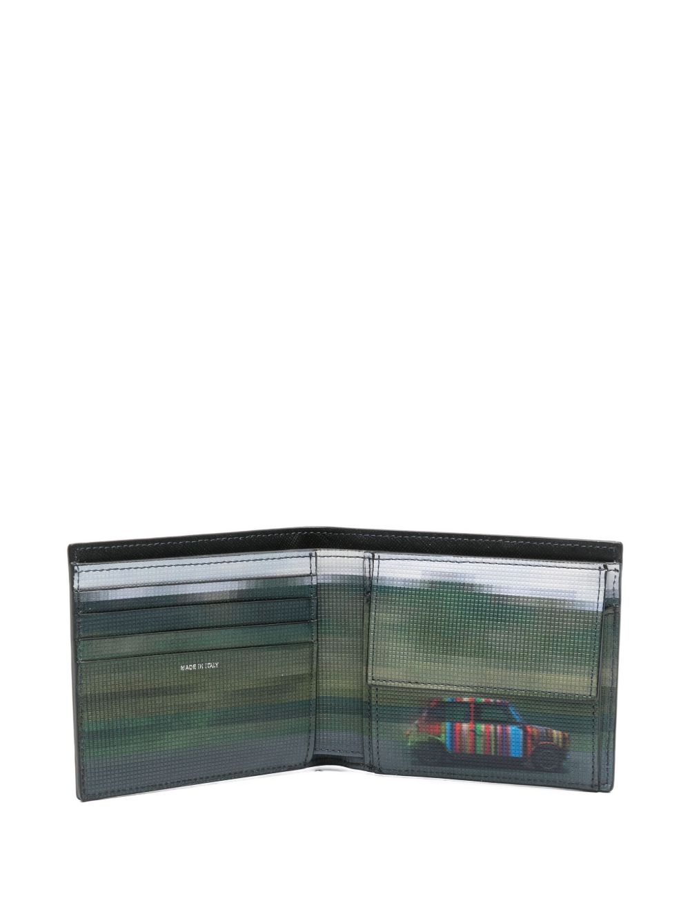PAUL SMITH Men's Leather Bifold Wallet with Internal Card Slots - Banlieue91 -