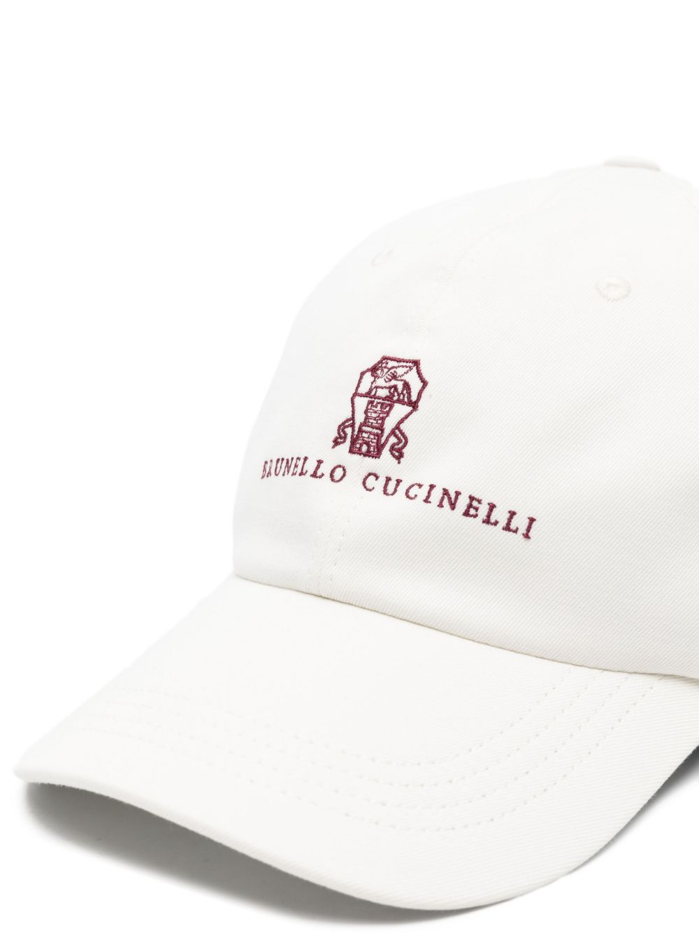 BRUNELLO CUCINELLI Embroidered Logo Cotton Baseball Cap - Banlieue91 -