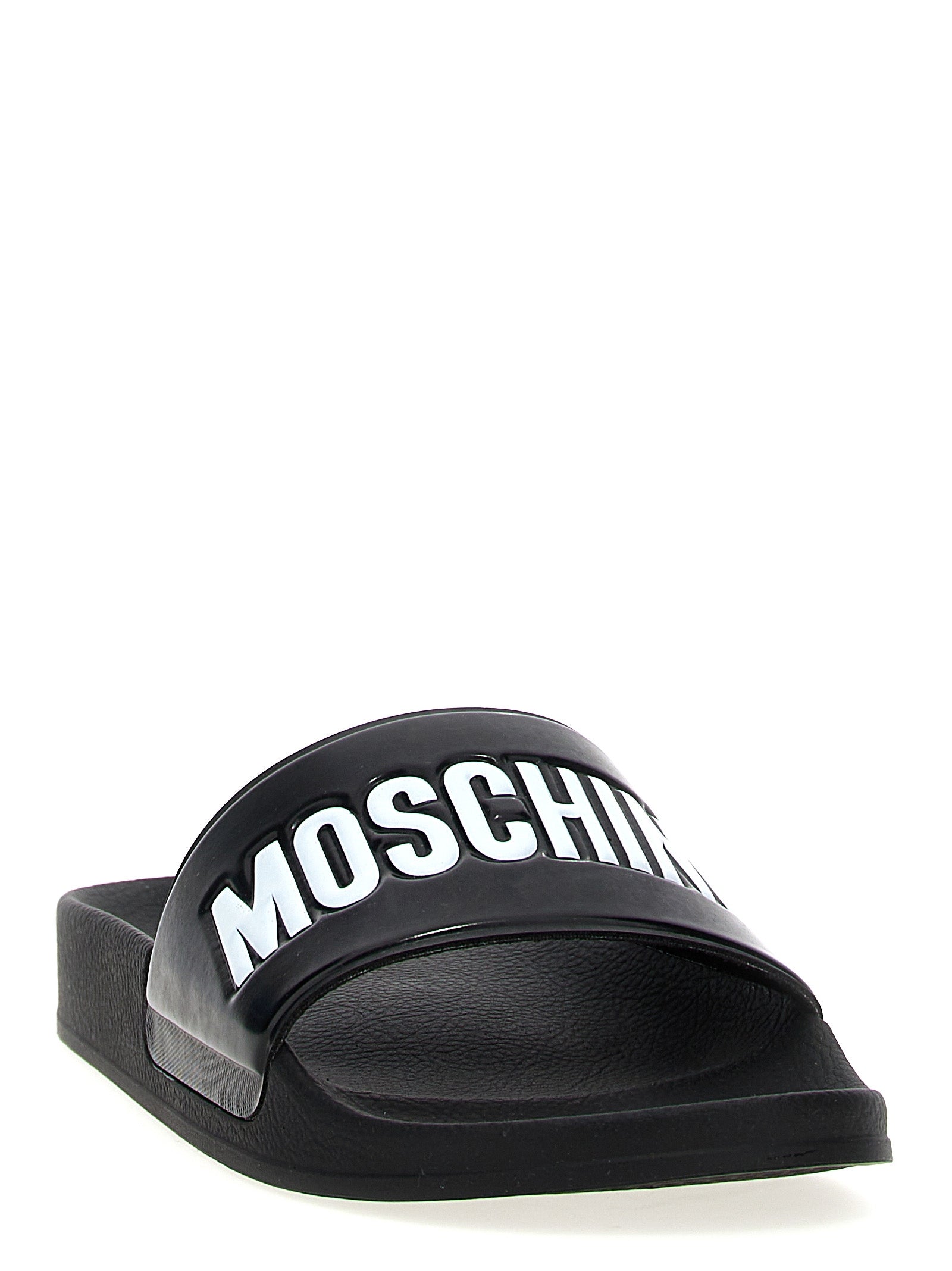 Moschino 'Moschino' Slides - Banlieue91 -