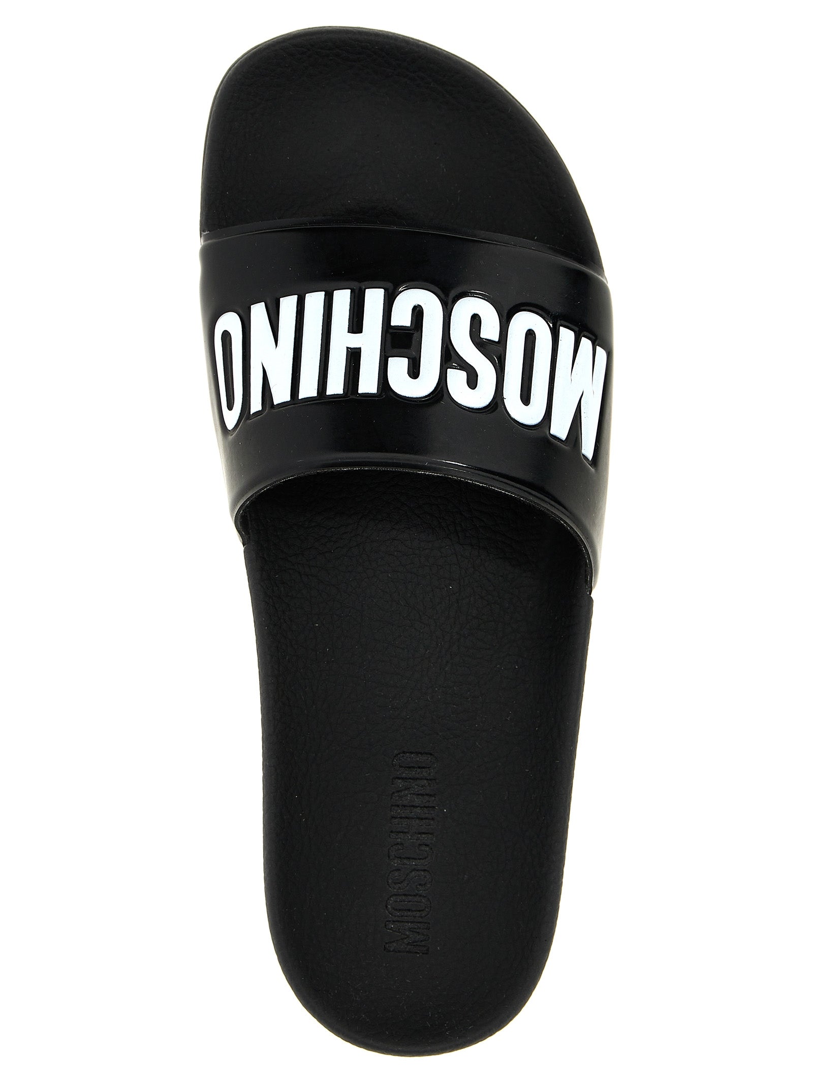 Moschino 'Moschino' Slides - Banlieue91 -