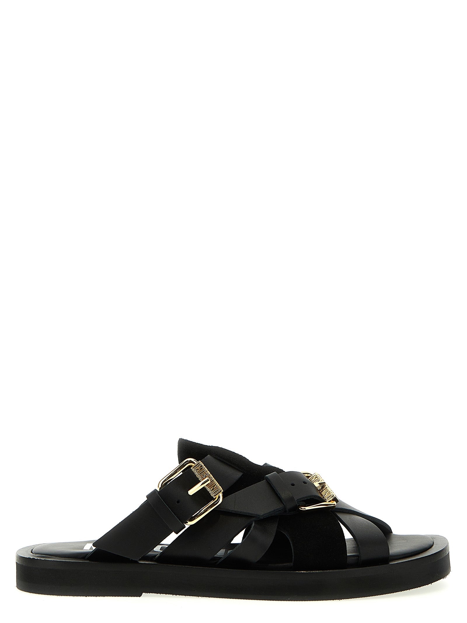 Moschino Logo Slides - Banlieue91 -