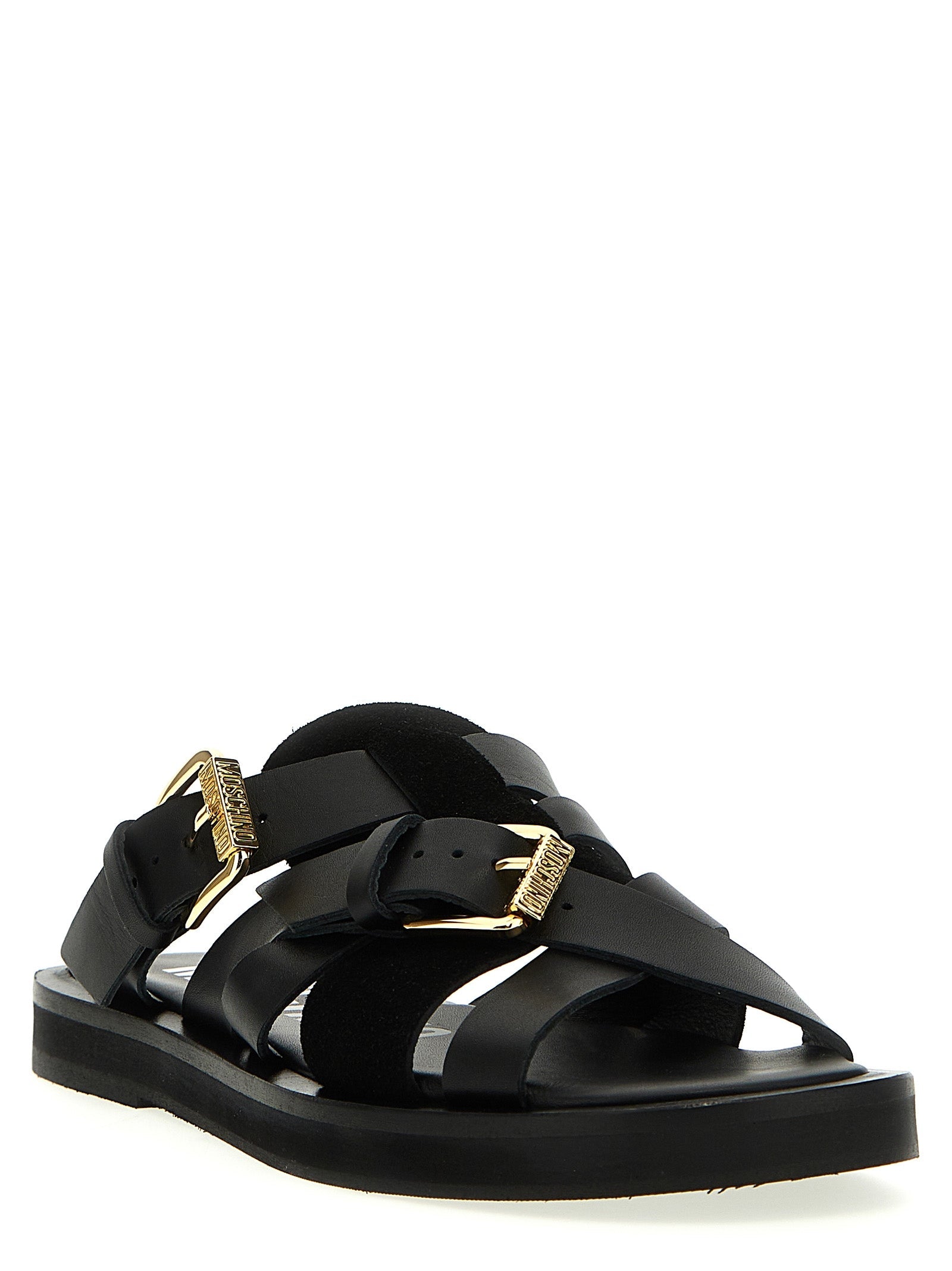 Moschino Logo Slides - Banlieue91 -