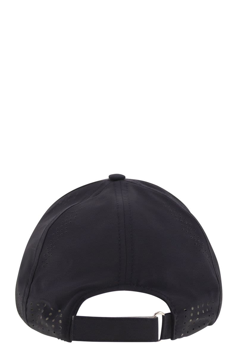 BRUNELLO CUCINELLI Tech Fabric Baseball Cap with Logo - Banlieue91 -