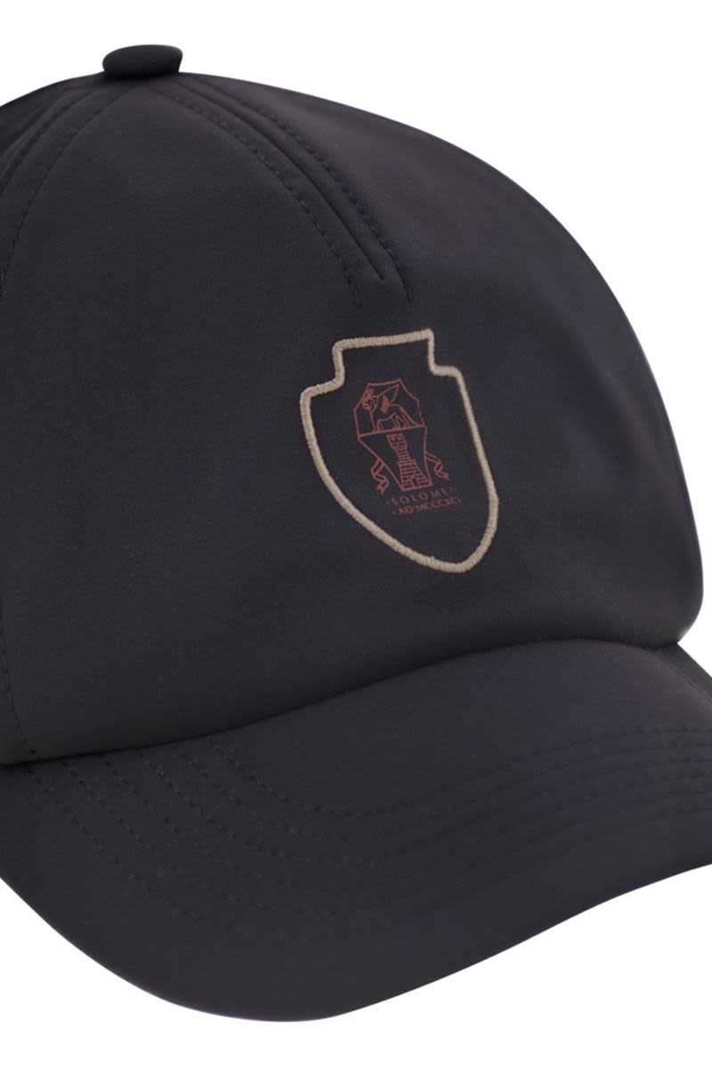 BRUNELLO CUCINELLI Tech Fabric Baseball Cap with Logo - Banlieue91 -