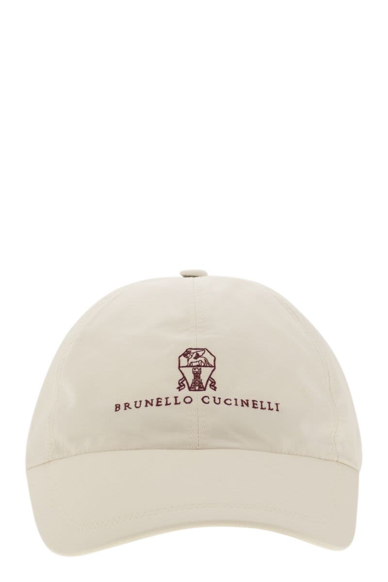 BRUNELLO CUCINELLI Water-Repellent Microfibre Baseball Cap with Embroidered Logo - Banlieue91 -