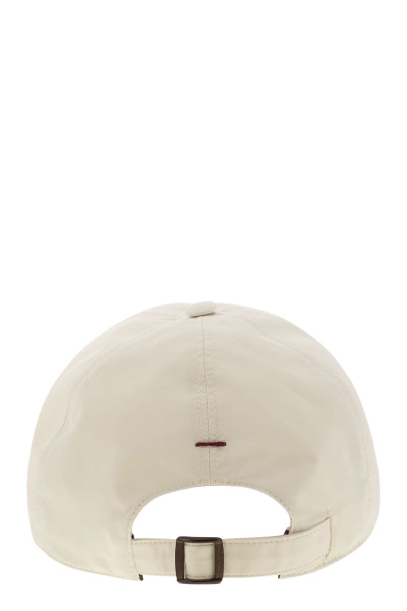 BRUNELLO CUCINELLI Water-Repellent Microfibre Baseball Cap with Embroidered Logo - Banlieue91 -