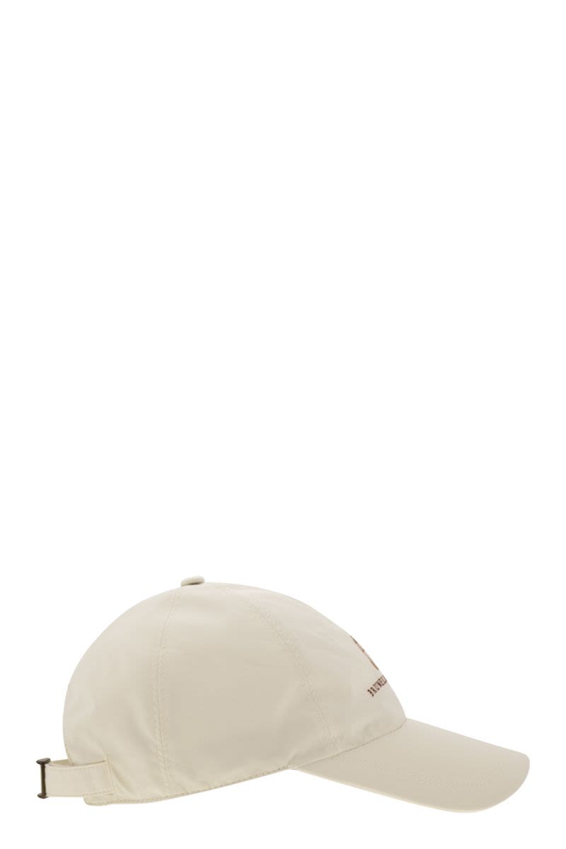 BRUNELLO CUCINELLI Water-Repellent Microfibre Baseball Cap with Embroidered Logo - Banlieue91 -