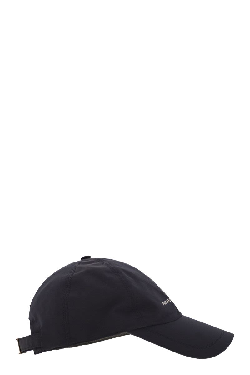 BRUNELLO CUCINELLI Water-Repellent Microfibre Baseball Cap with Embroidered Logo - Banlieue91 -
