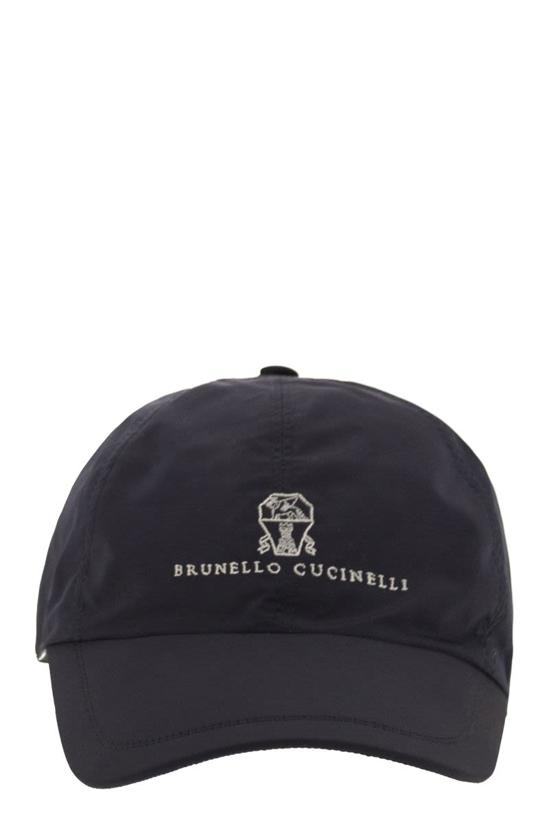 BRUNELLO CUCINELLI Water-Repellent Microfibre Baseball Cap with Embroidered Logo - Banlieue91 -