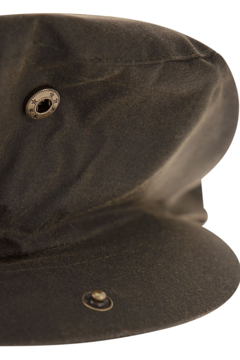 BARBOUR Waxed Cotton Beret - Men's Accessory - Banlieue91 -