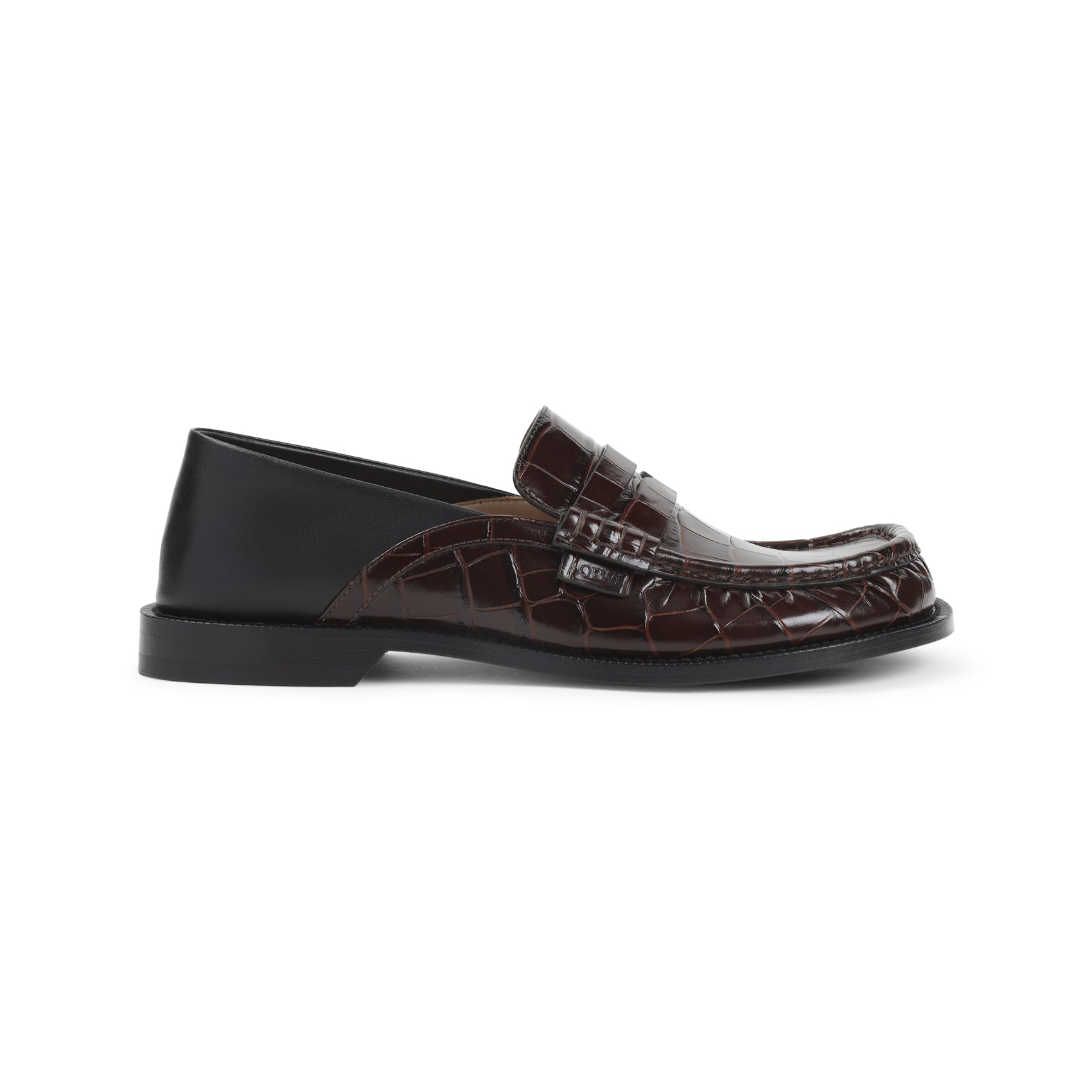 LOEWE Campo Flap Back Calfskin Loafers for Men - Banlieue91 -