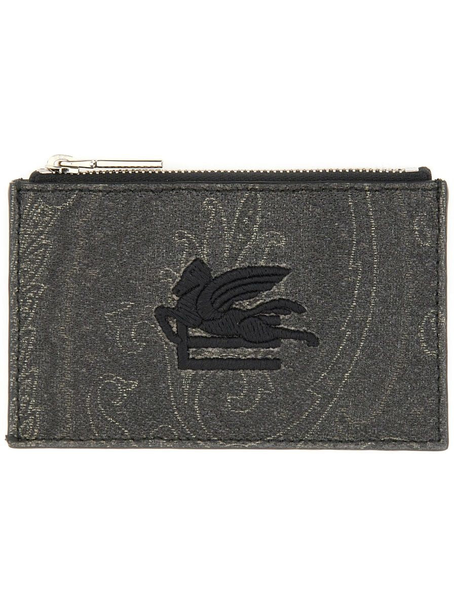 ETRO Mini Cotton-Polyester Wallet for Men - FW25 Collection - Banlieue91 -