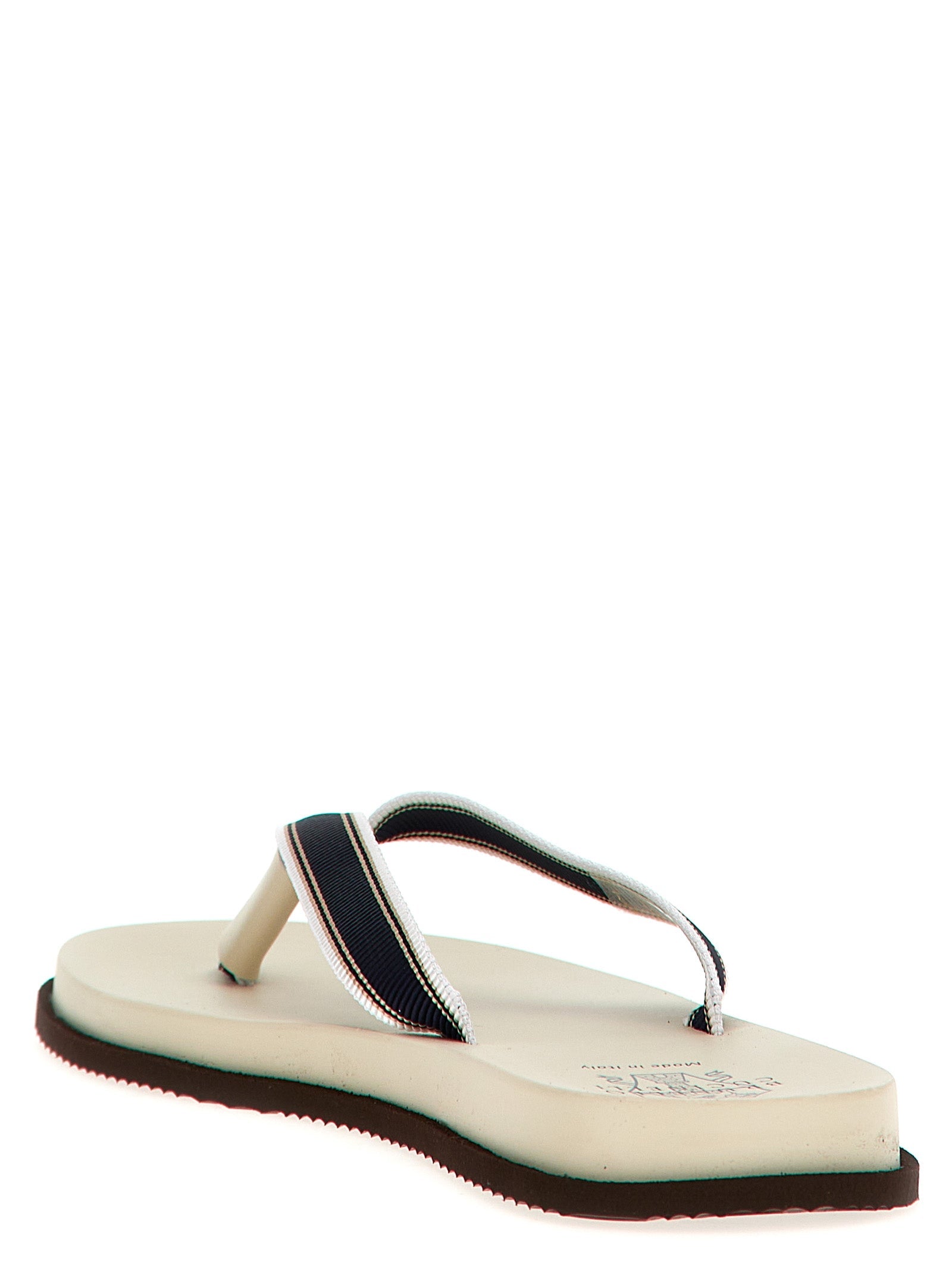 Brunello Cucinelli Gros Grain Thong Sandals - Banlieue91 -