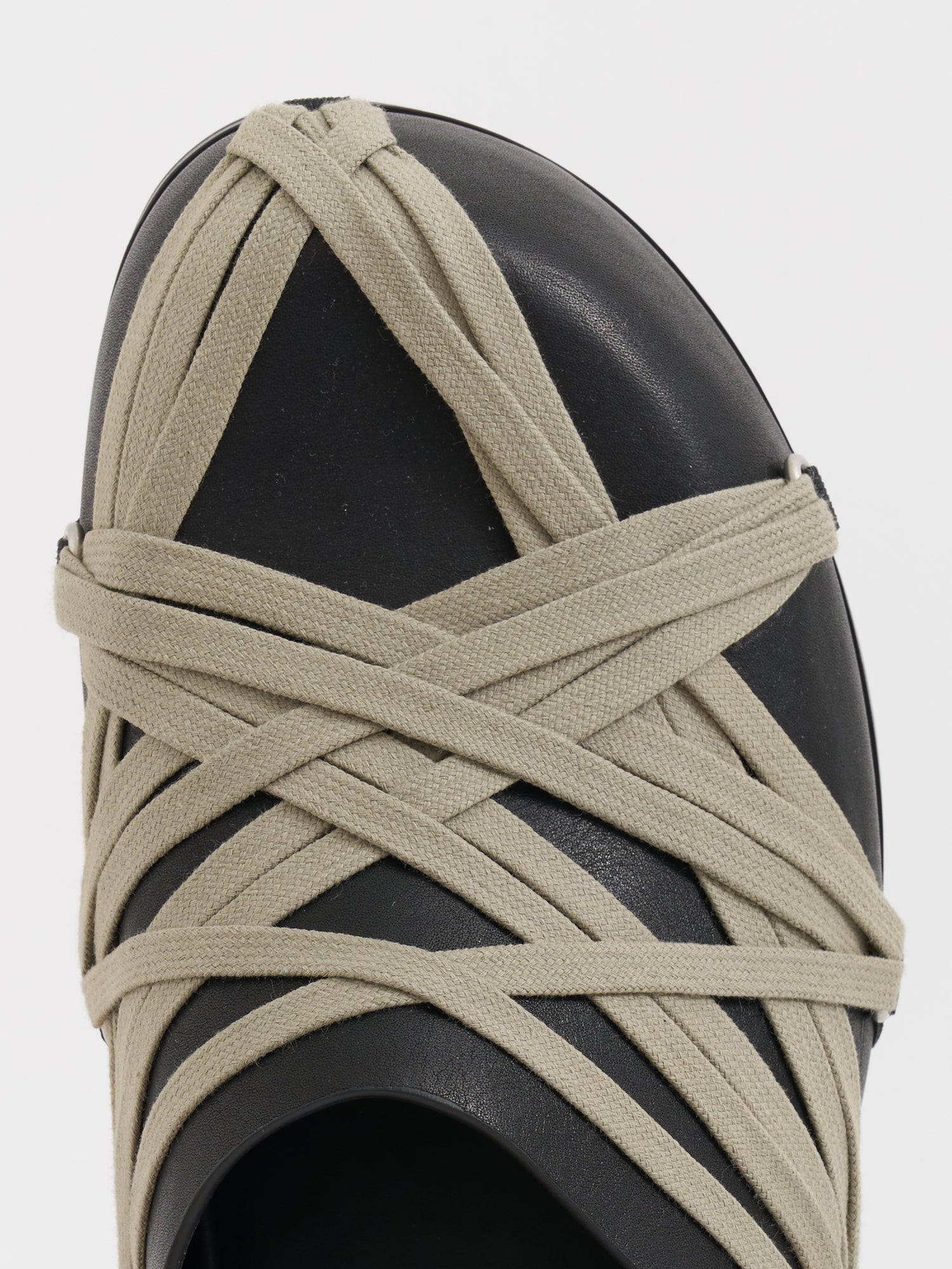 RICK OWENS Flat Granola Leather Sandals for Men - Banlieue91 -