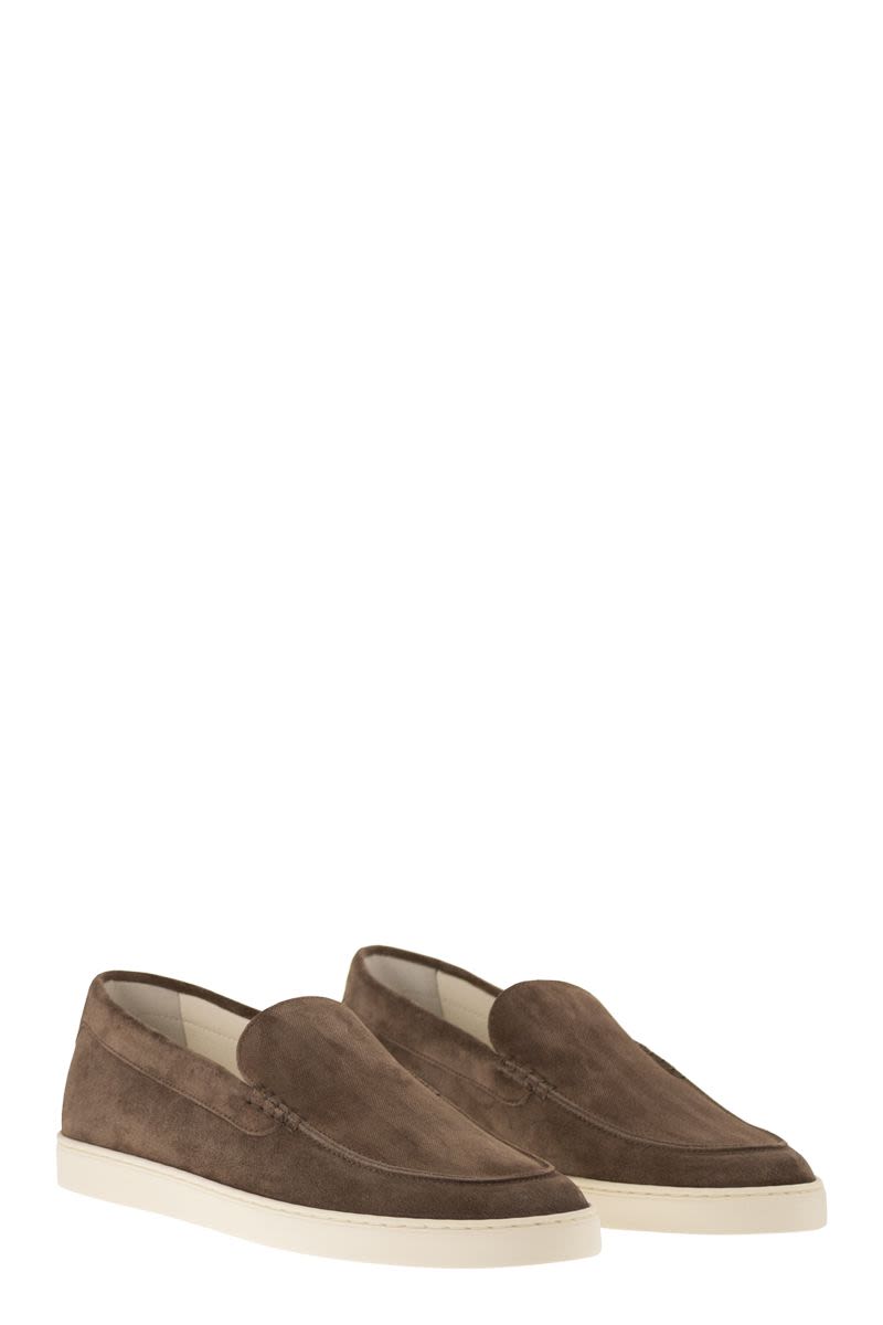 BRUNELLO CUCINELLI Men's Suede Loafer - Banlieue91 -