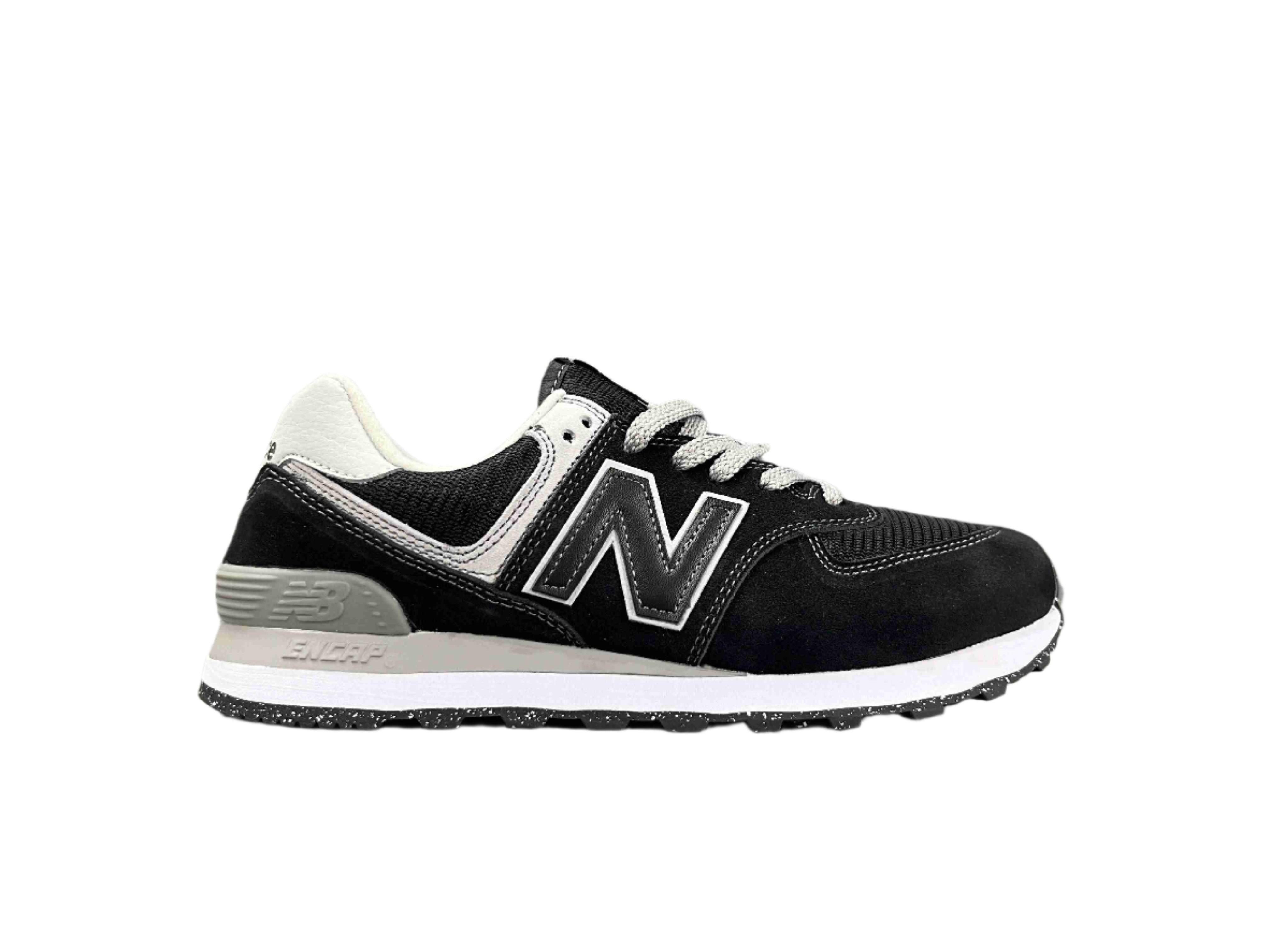 New Balance 574 Black-White - Banlieue91