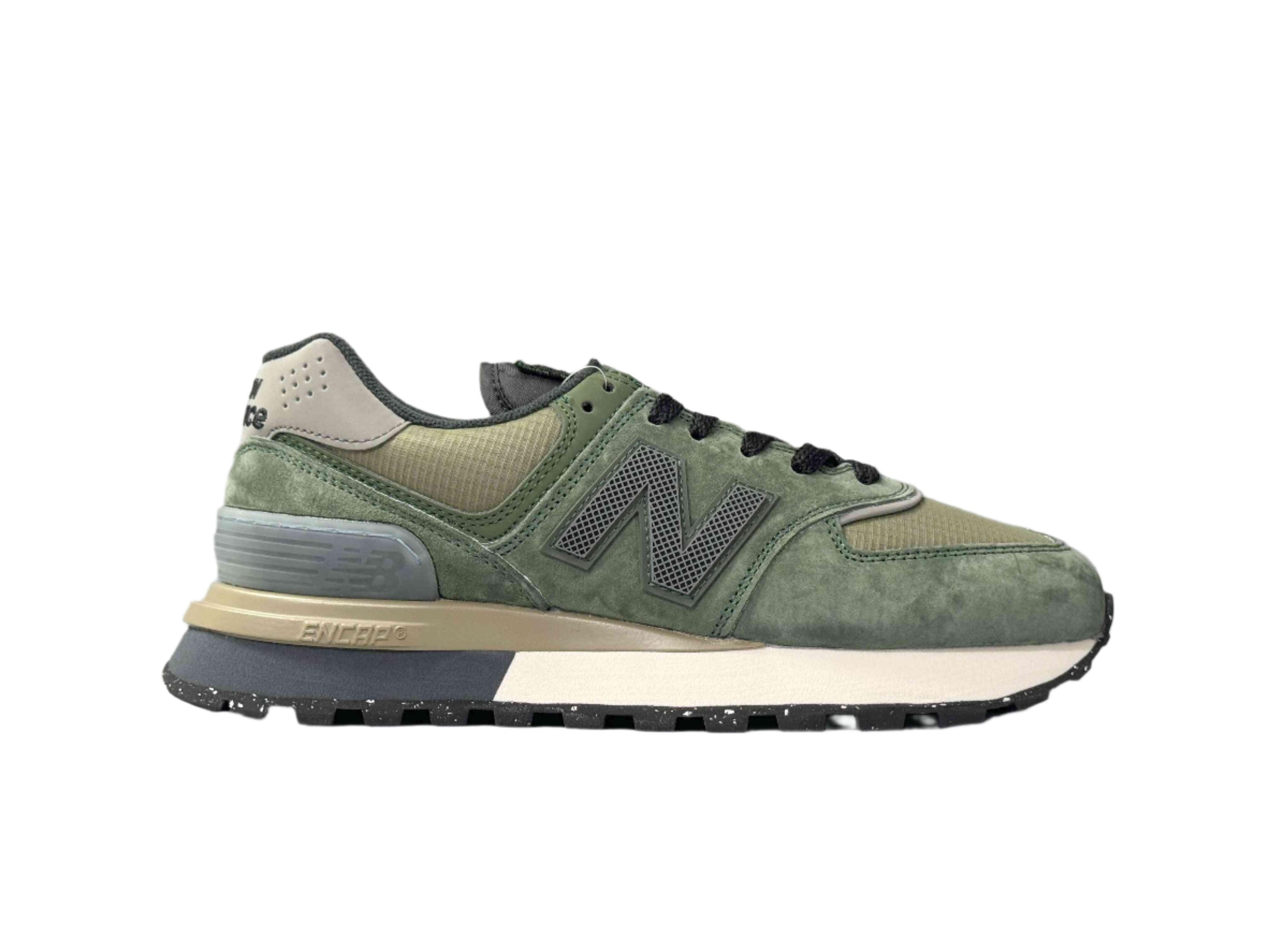 New Balance 574 Legacy Stone Island Dark Green - Banlieue91