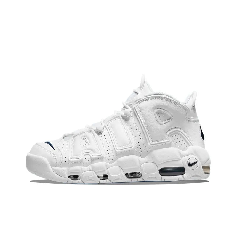 Nike Air More Uptempo 96 White White Midnight Navy - Banlieue91