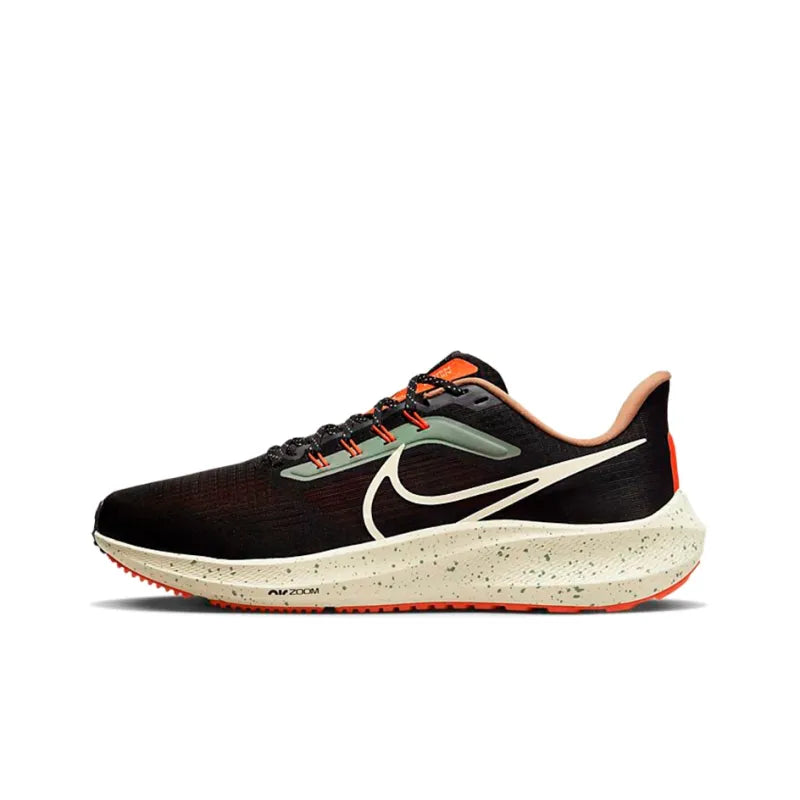 Nike Air Zoom Pegasus 39 Black Green Safety Orange - Banlieue91