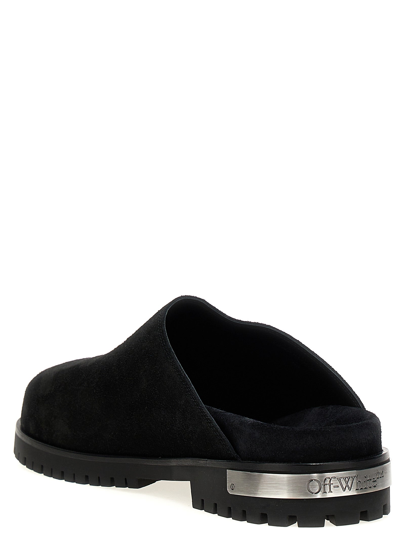 Off White 'Metal Logo' Clogs - Banlieue91 -