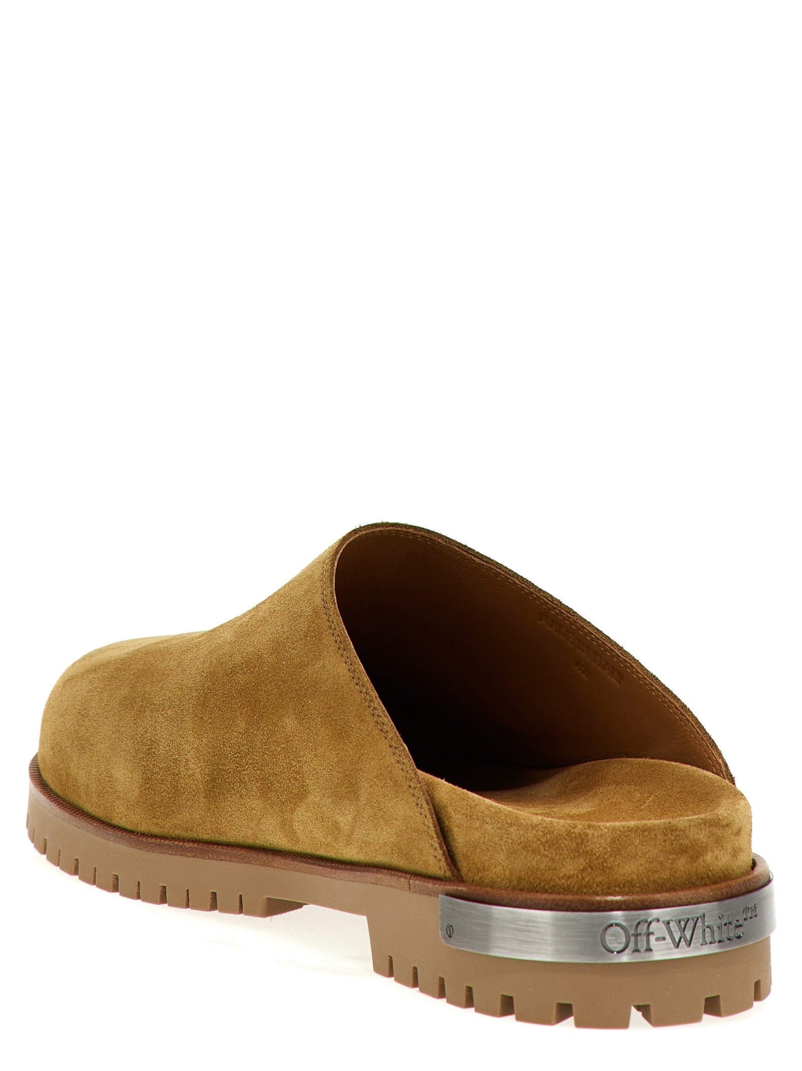 Off White 'Metal Logo' Clogs - Banlieue91 -