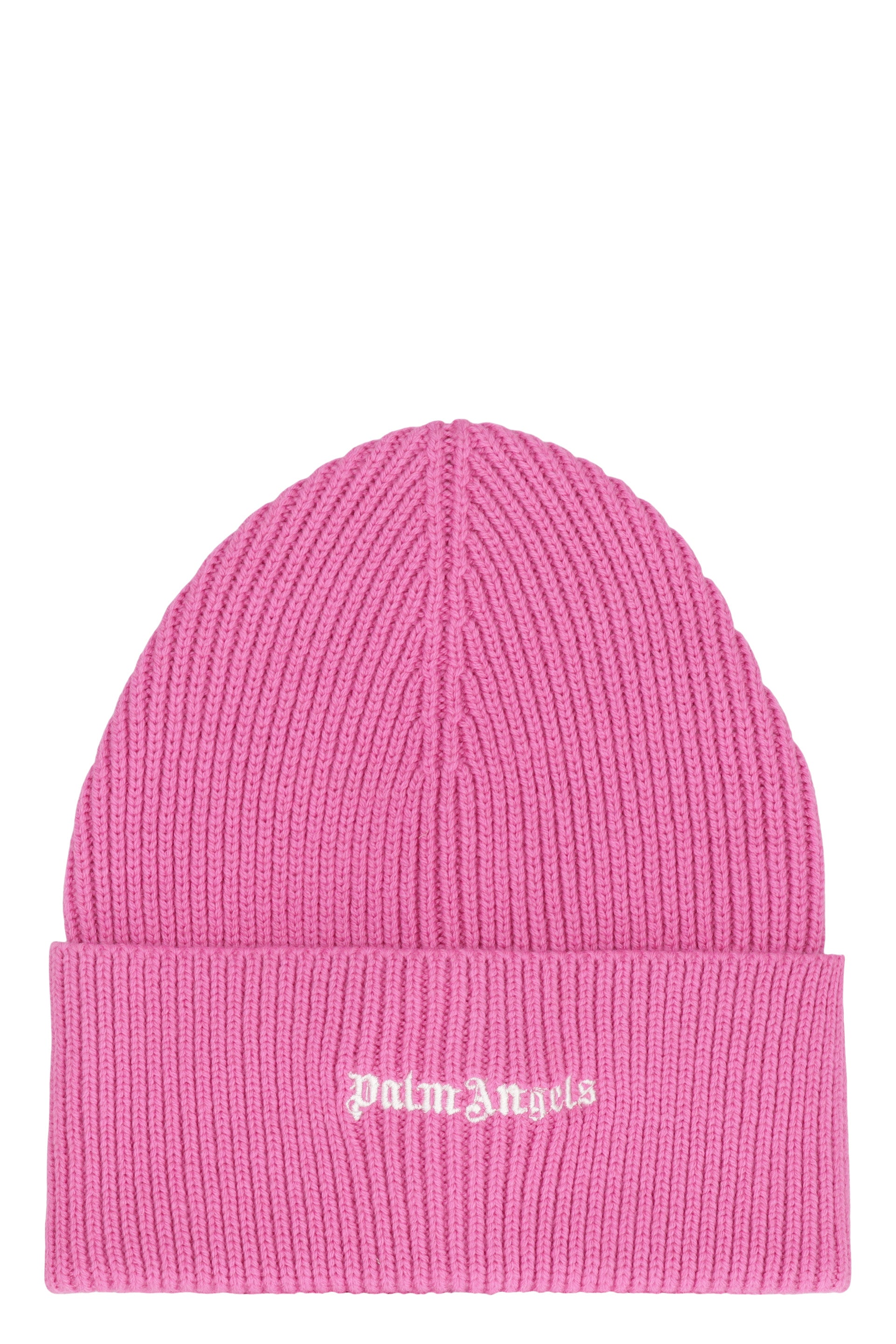 PALM ANGELS Knit Cap with Logo - Banlieue91 -