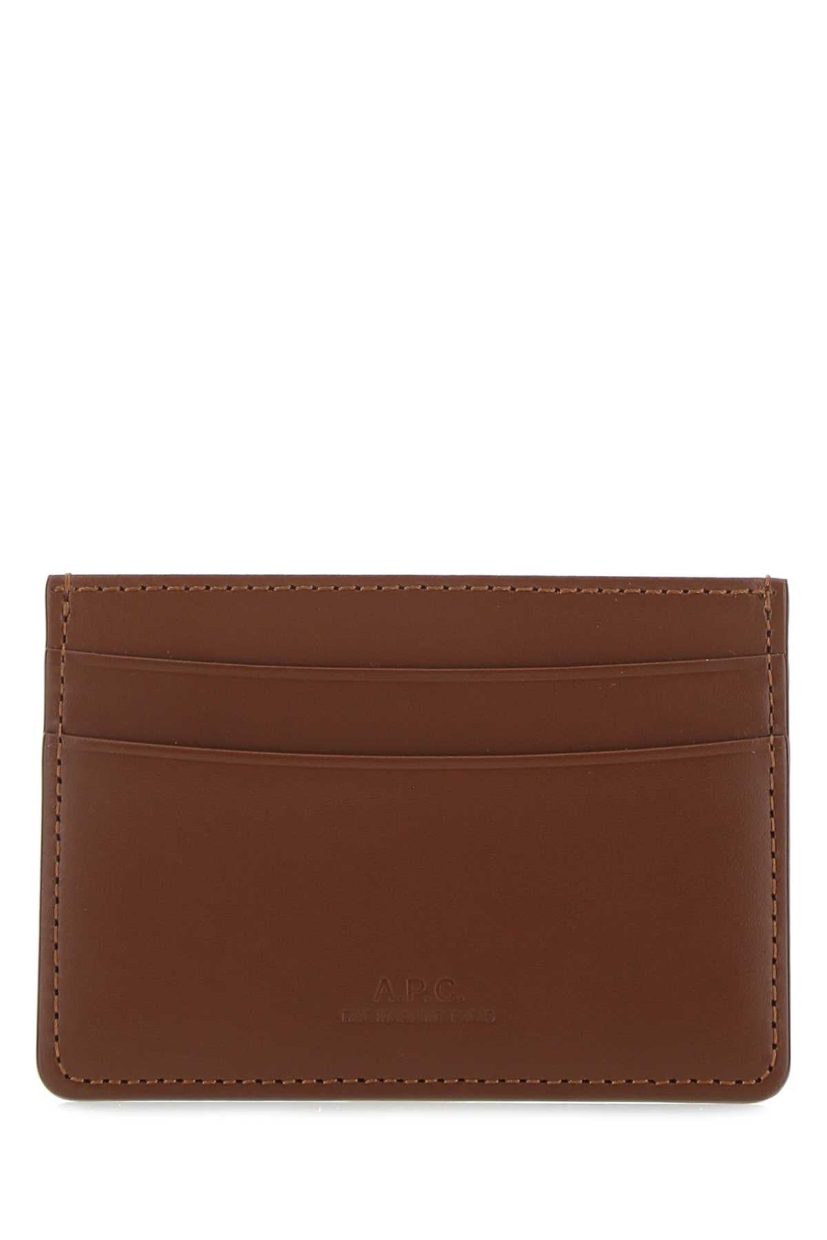 A.P.C. Mini Leather Card Holder - Banlieue91 -