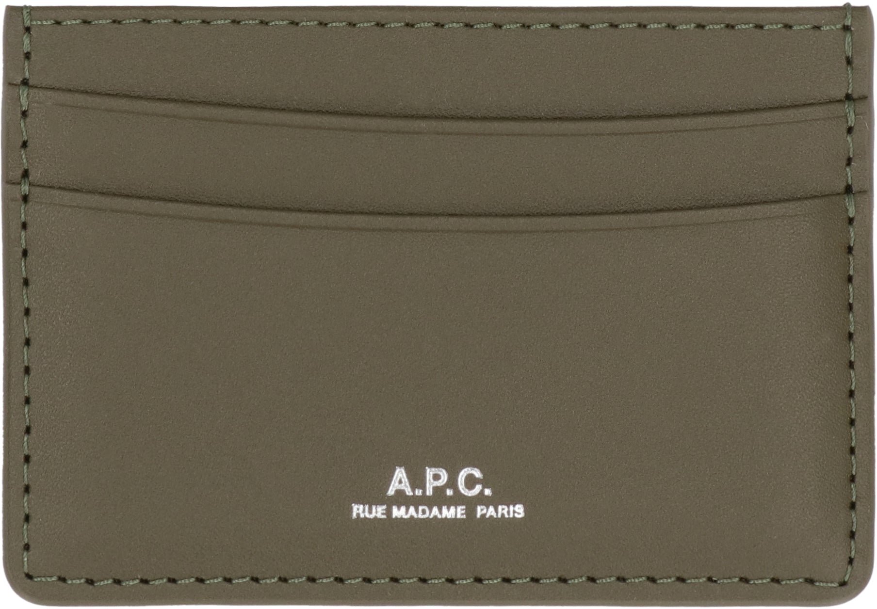 A.P.C. Mini Leather Card Holder with Four Slots - Banlieue91 -