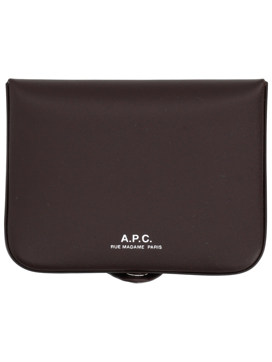 A.P.C. Mini Leather Wallet for Men - Banlieue91 -