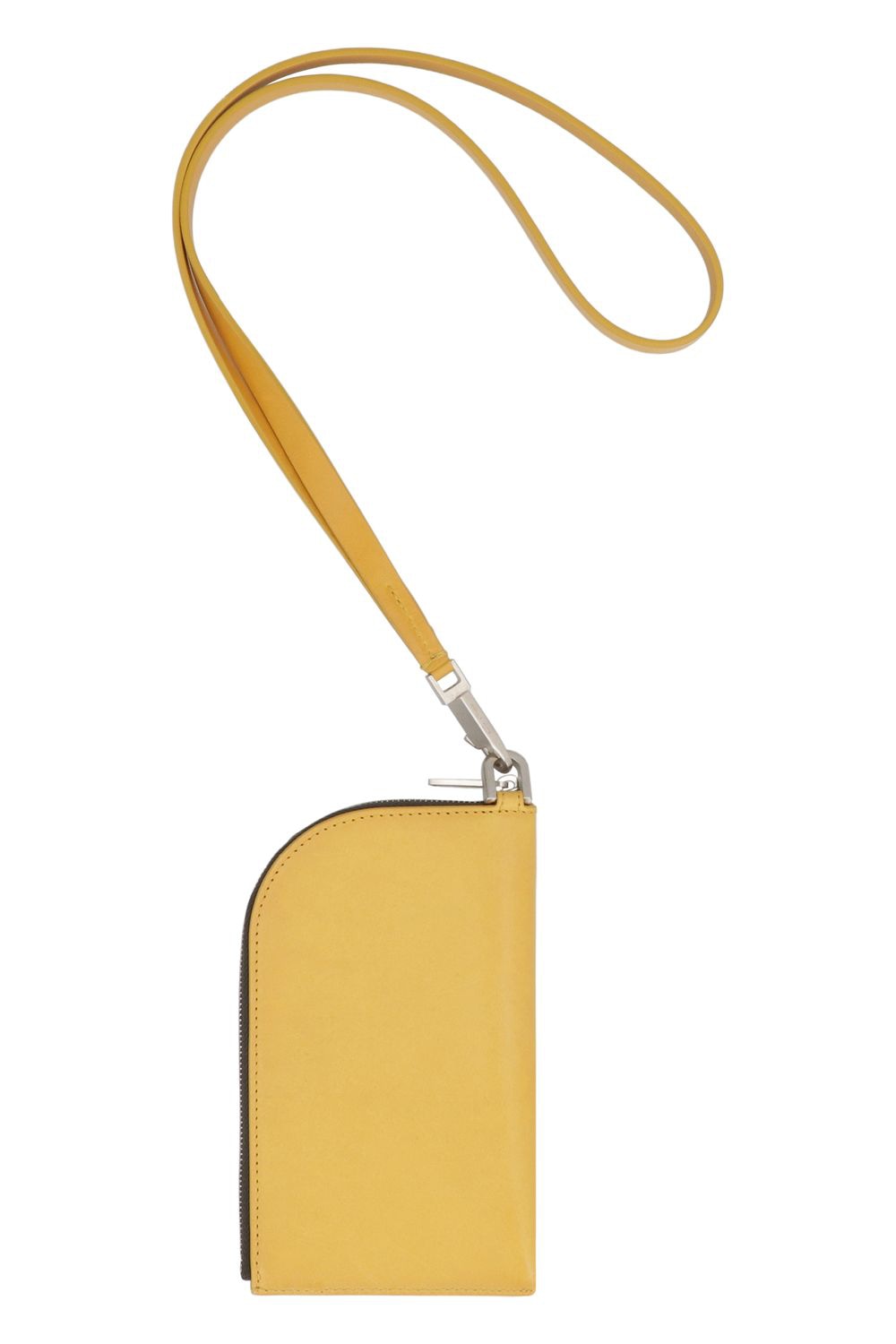 RICK OWENS Mini Leather Wallet with Zippered Closure - Banlieue91 -