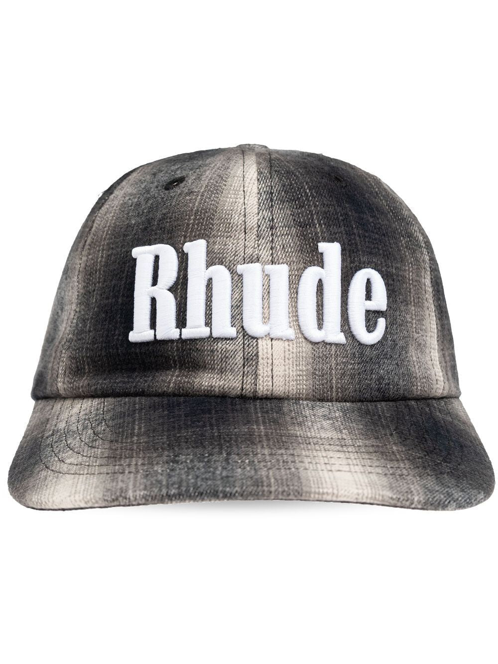 RHUDE Logo Flannel 6-Panel Hat - Banlieue91 -