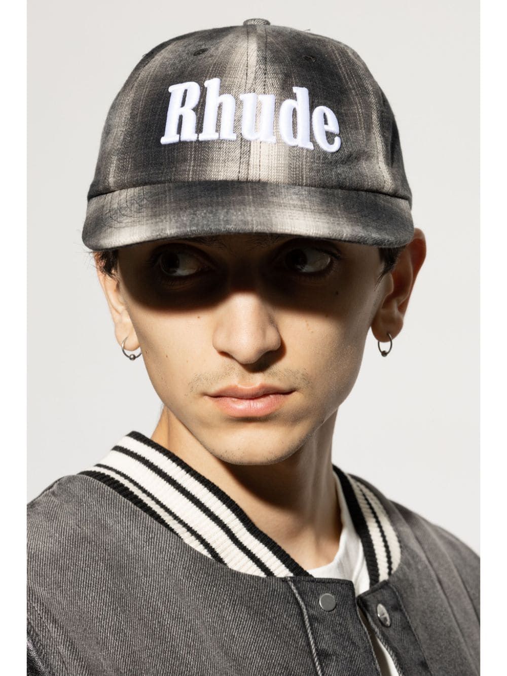 RHUDE Logo Flannel 6-Panel Hat - Banlieue91 -