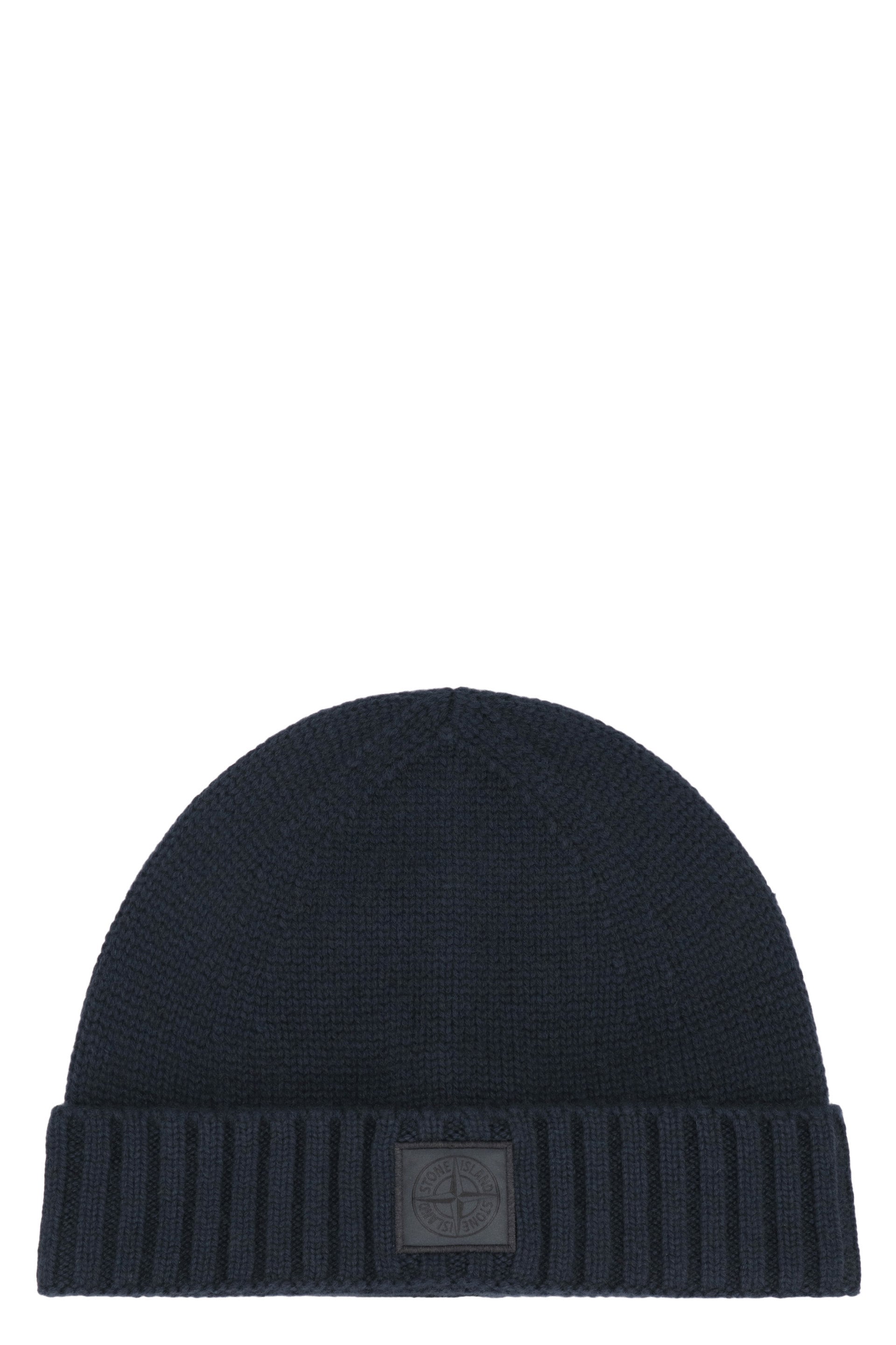 STONE ISLAND Cashmere Hat with Ribbed Cuff - Banlieue91 -
