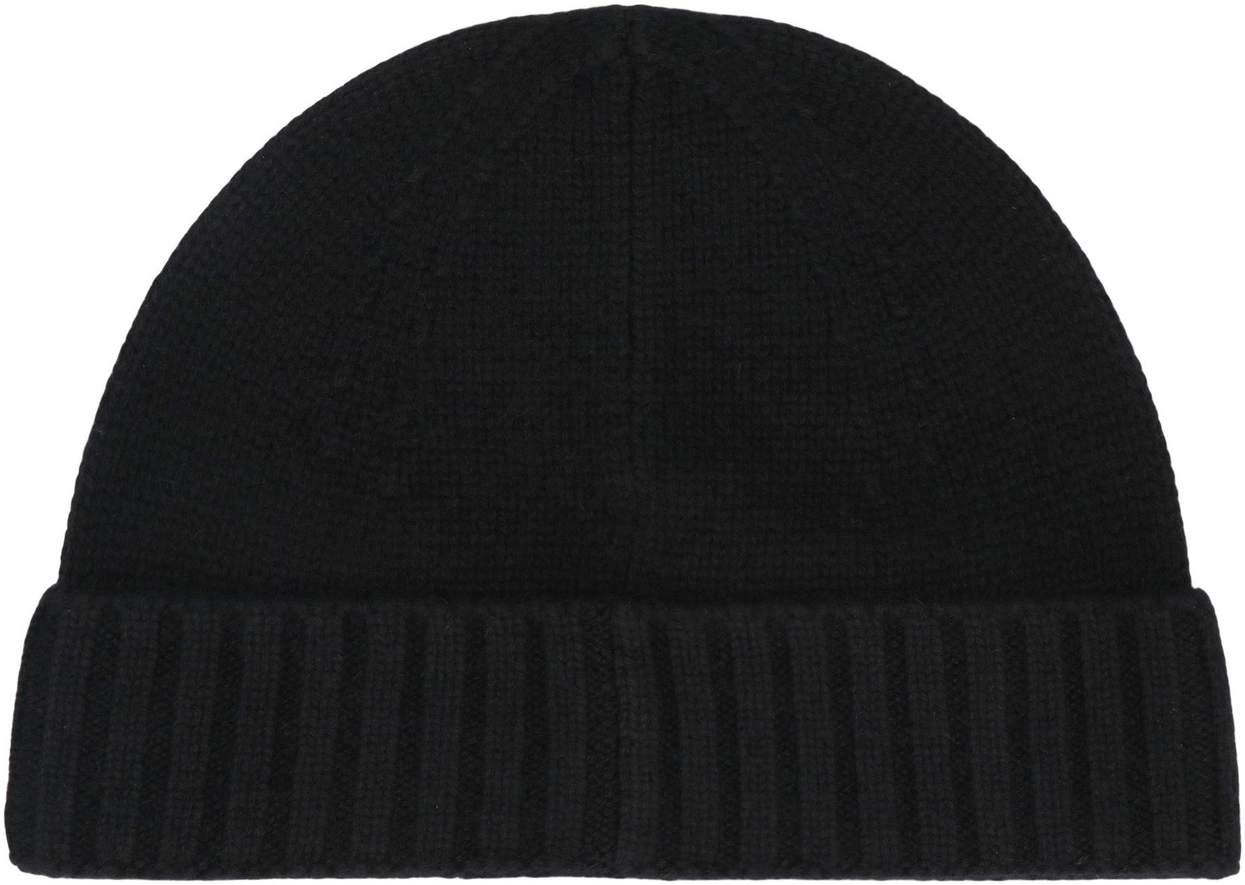 STONE ISLAND Cashmere Hat with Ribbed Cuff and Compass Logo - Banlieue91 -