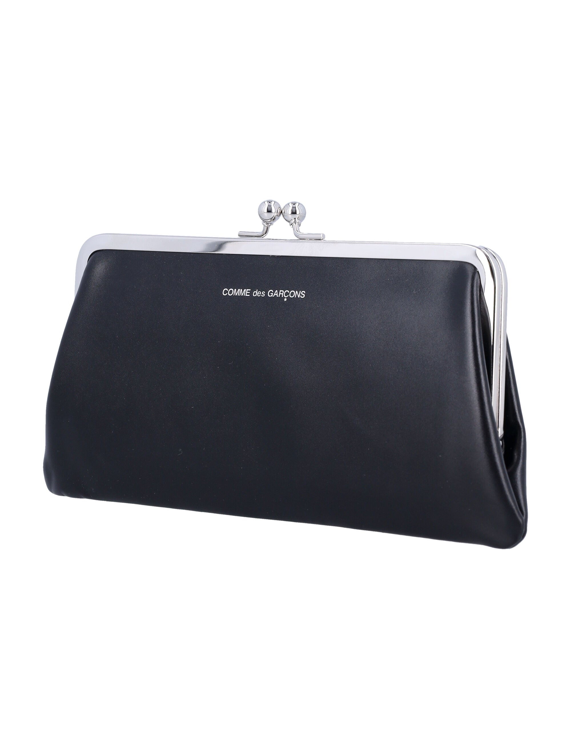 COMME DES GARÇONS WALLET Mini Kiss-Clasp Leather Purse - Banlieue91 -