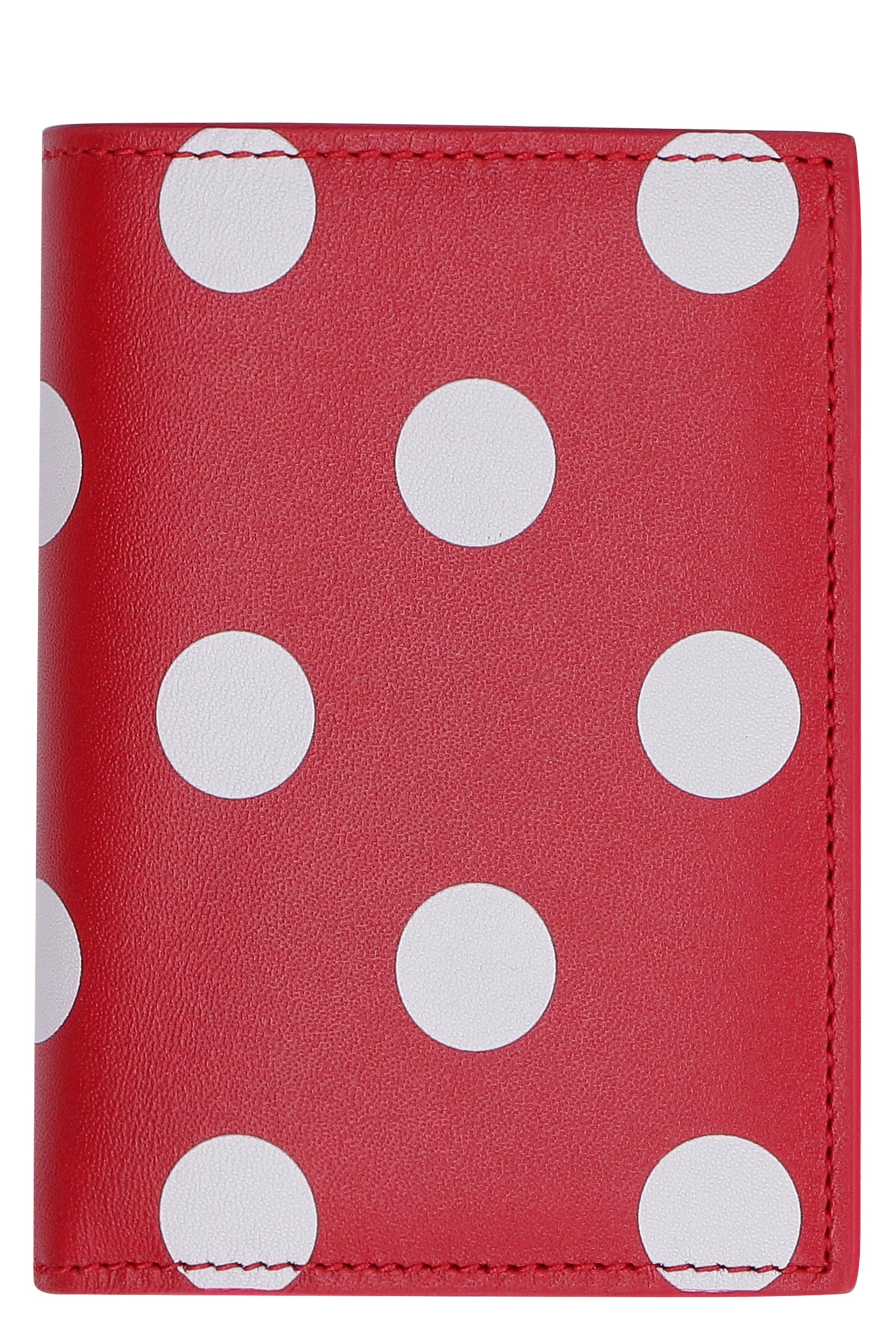 COMME DES GARÇONS WALLET Mini Polka-Dot Leather Wallet - Banlieue91 -