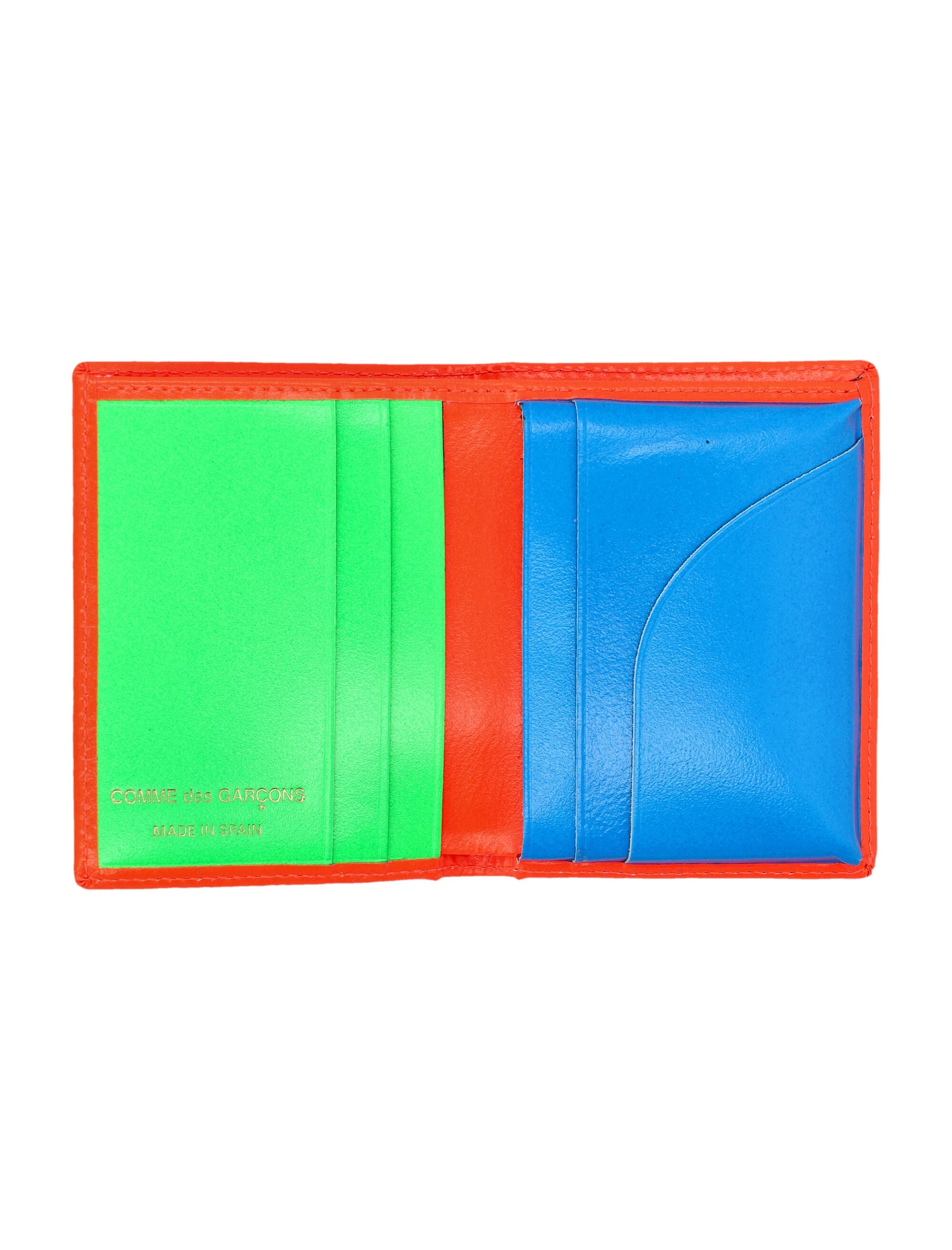 COMME DES GARÇONS WALLET Mini Bifold Leather Cardholder - Banlieue91 -